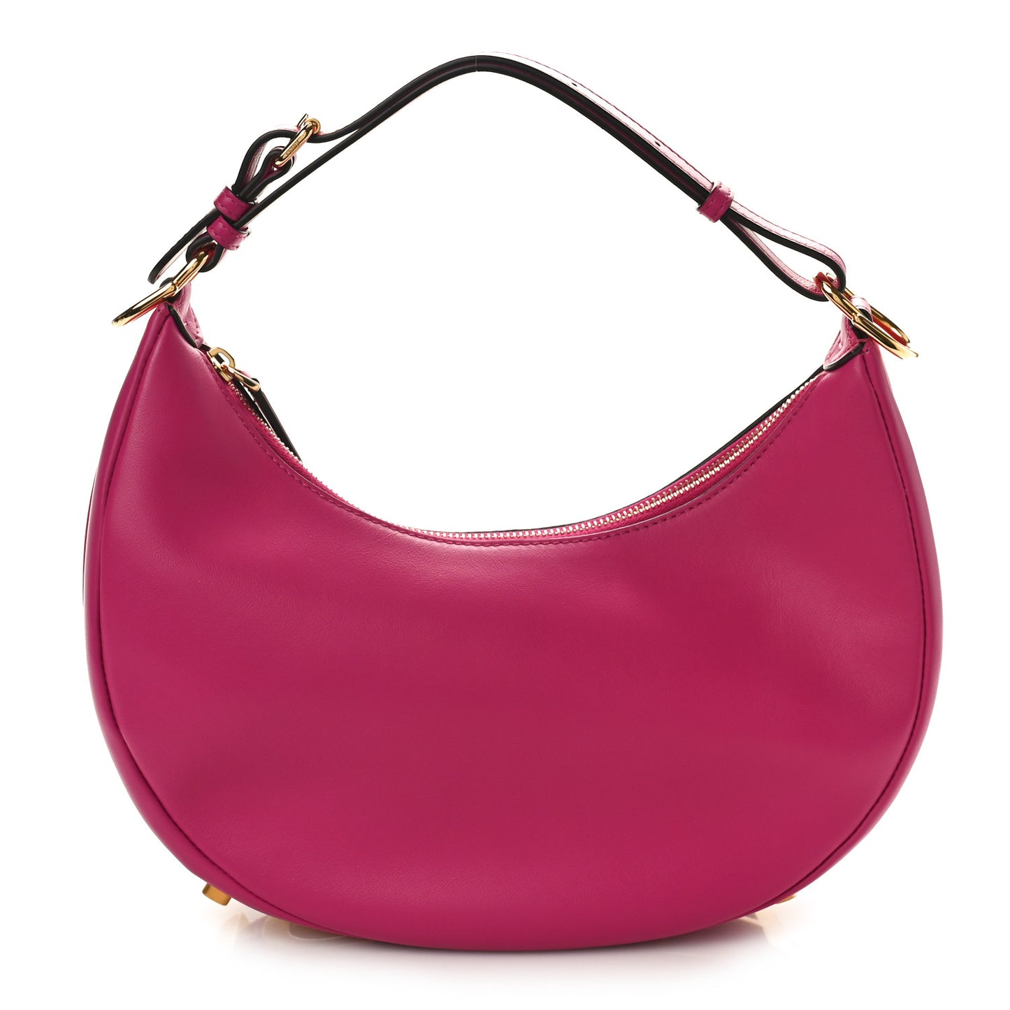 Vitello Grace Matte Small Fendigraphy Hobo Bag Ciclamino Pilar