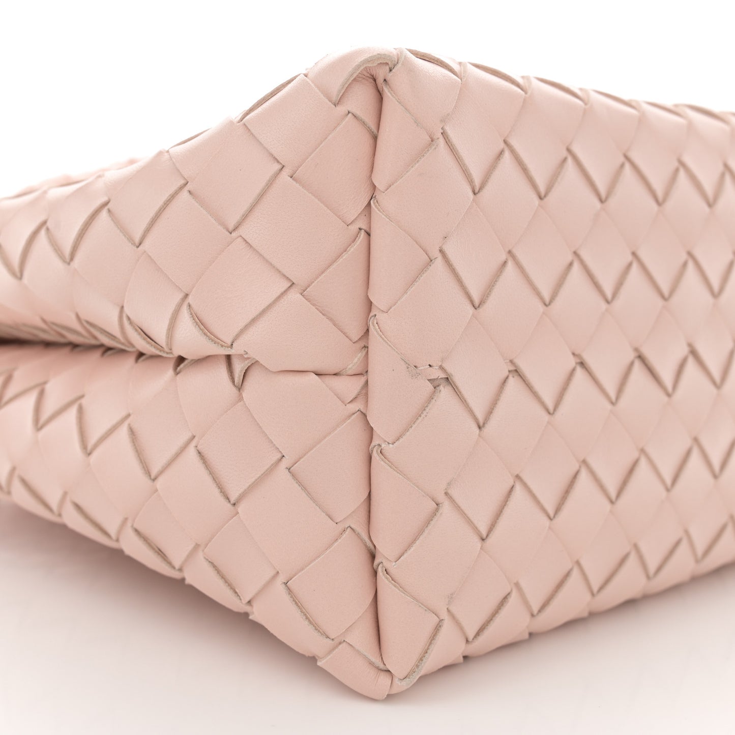 Nappa Intrecciato Medium Andiamo Shoulder Bag Lotus
