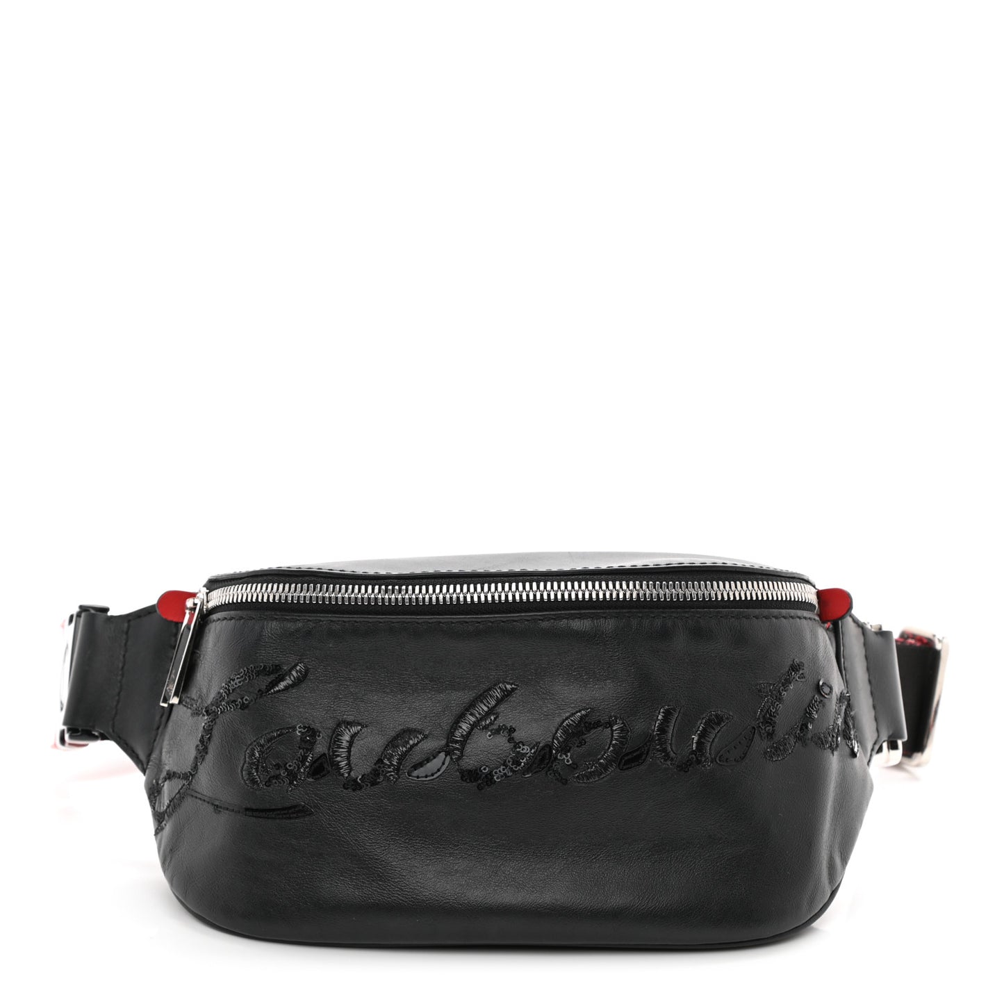 Calfskin Marie Jane Belt Bag Black