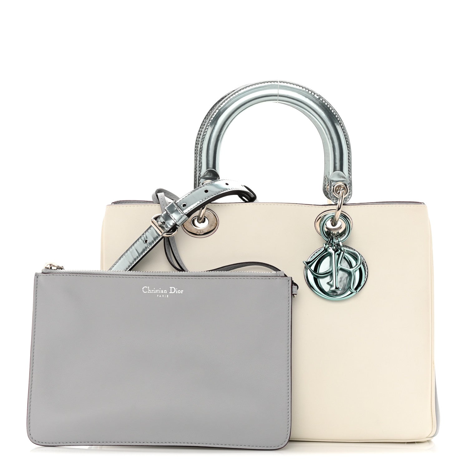 CHRISTIAN DIOR ミッツア　グレー Dior Oblique Mitzah Scarf Rose des Vents Silk Twill | DIOR