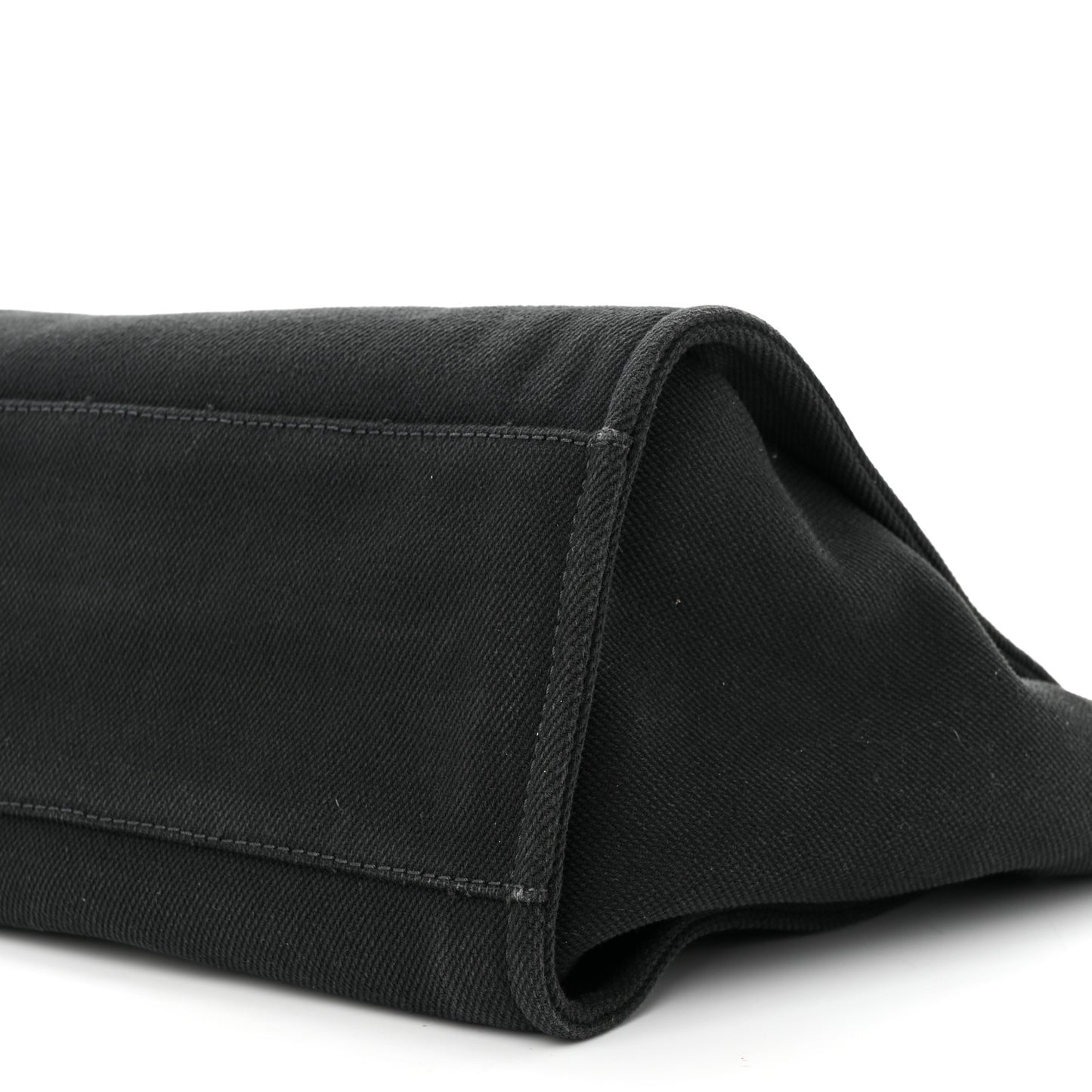 Canvas Pearl Medium Deauville Tote Black