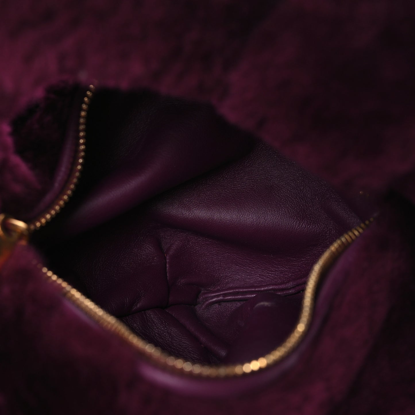 Shearling Lambskin Mini Jodie Mystic