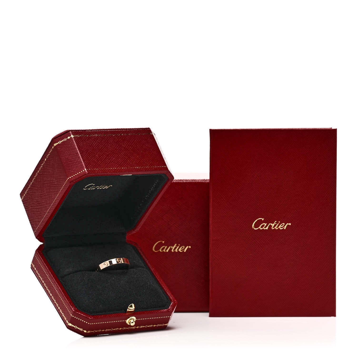 Cartier 18K Yellow Gold 3.5mm LOVE Wedding Band Ring 52 6 5 of 5