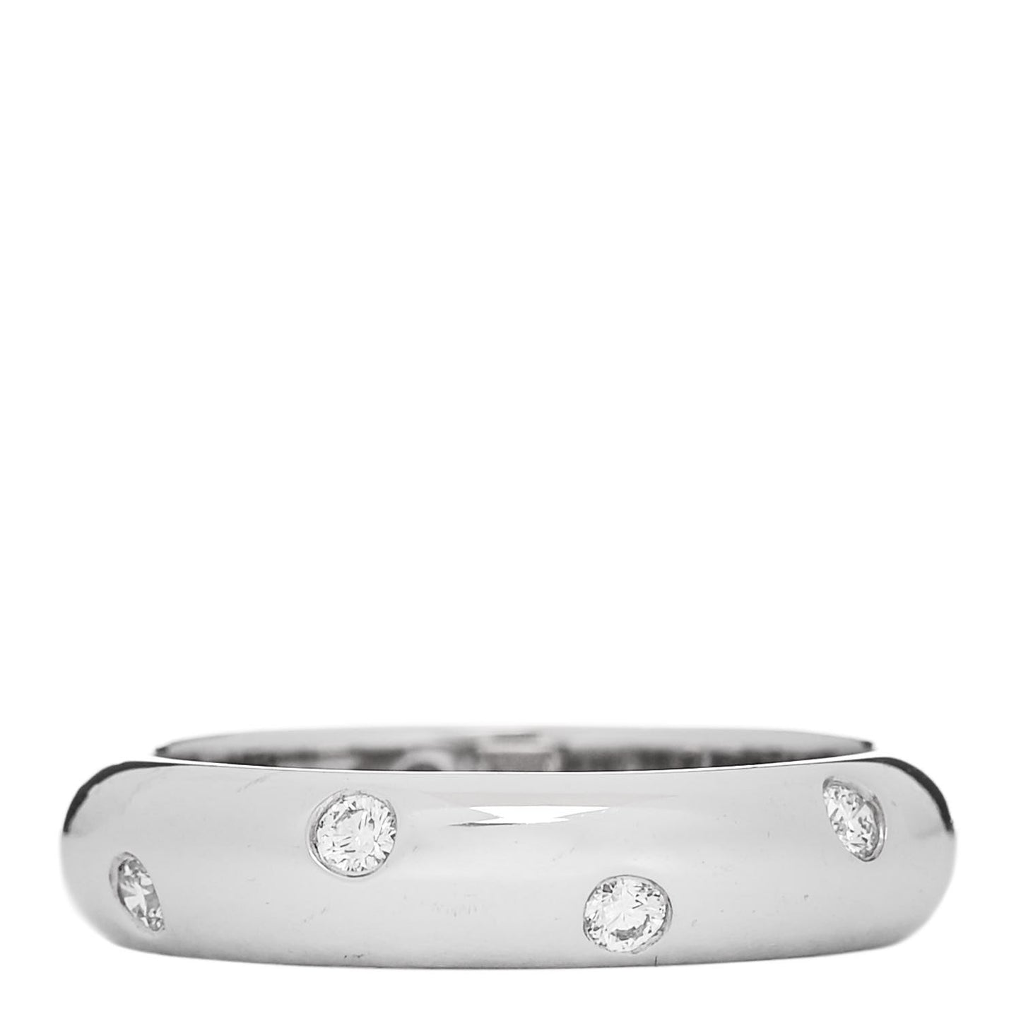 Platinum Diamond 4mm Etoile Band Ring 52 6