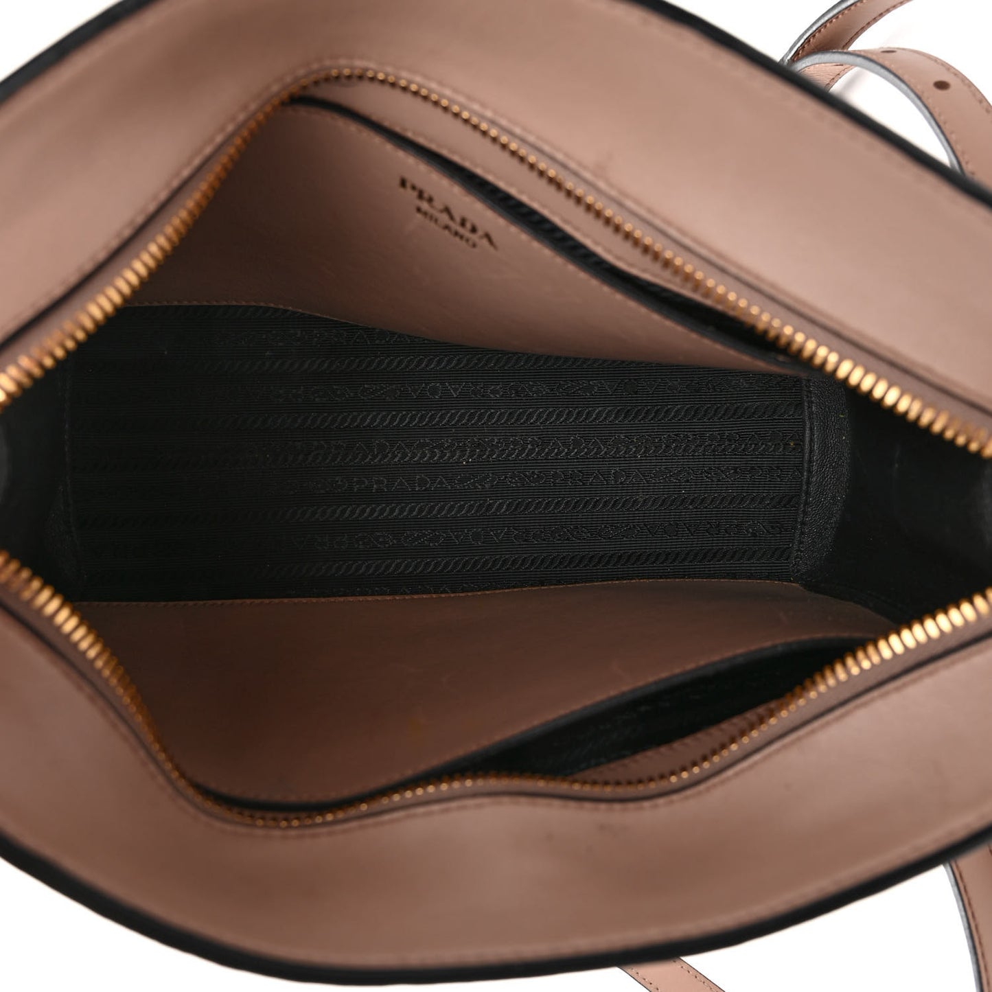 Saffiano City Calfskin Esplanade Crossbody Bag Cipria
