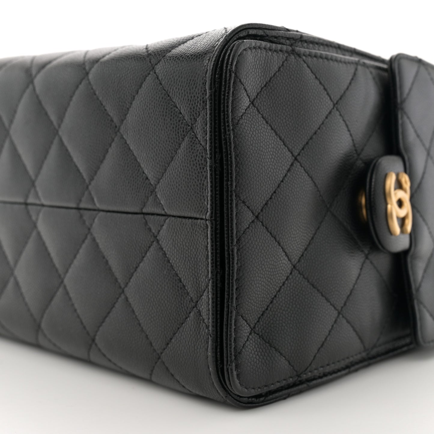 Caviar Quilted Small Chanel 25 Handbag Black