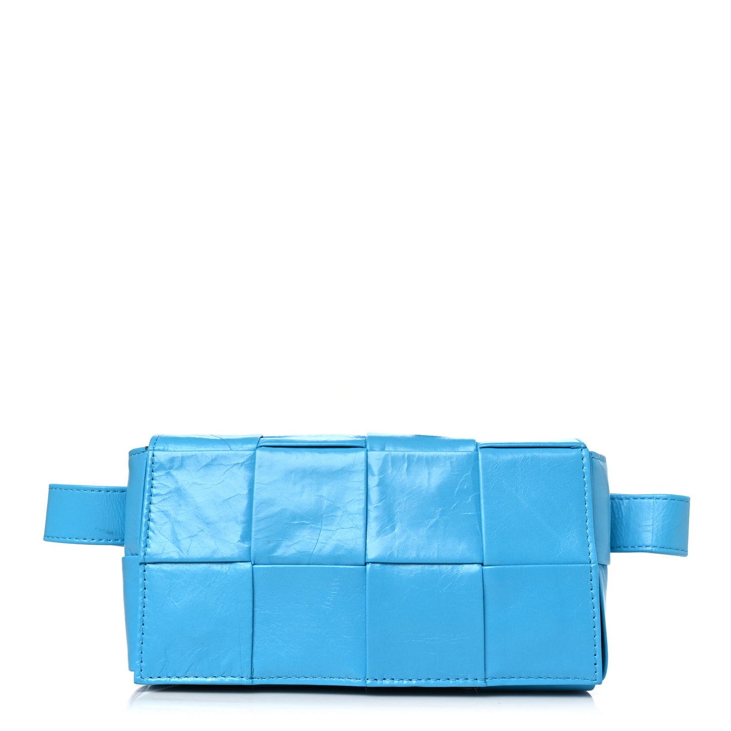 Paper Calfskin Intrecciato Cassette Belt Bag Pool