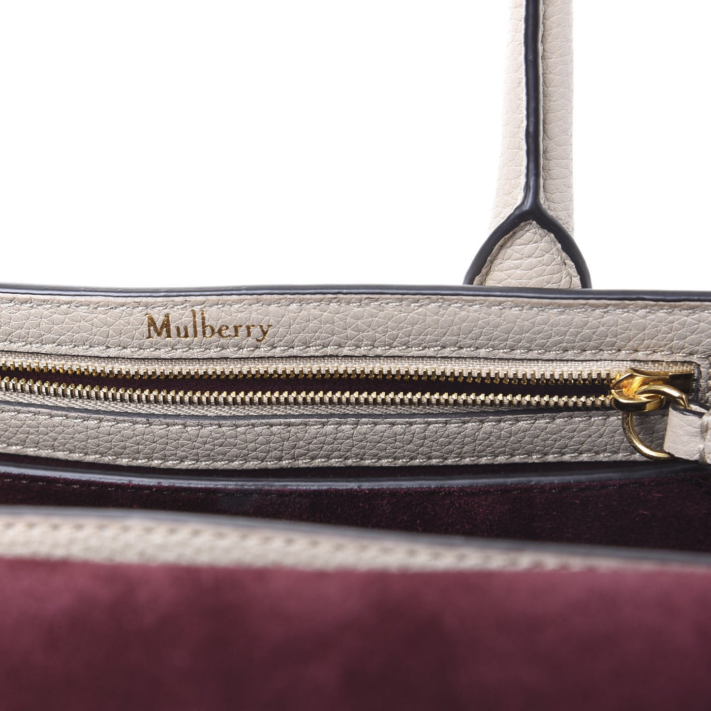 Classic Grain Calfskin Small Bayswater Dune