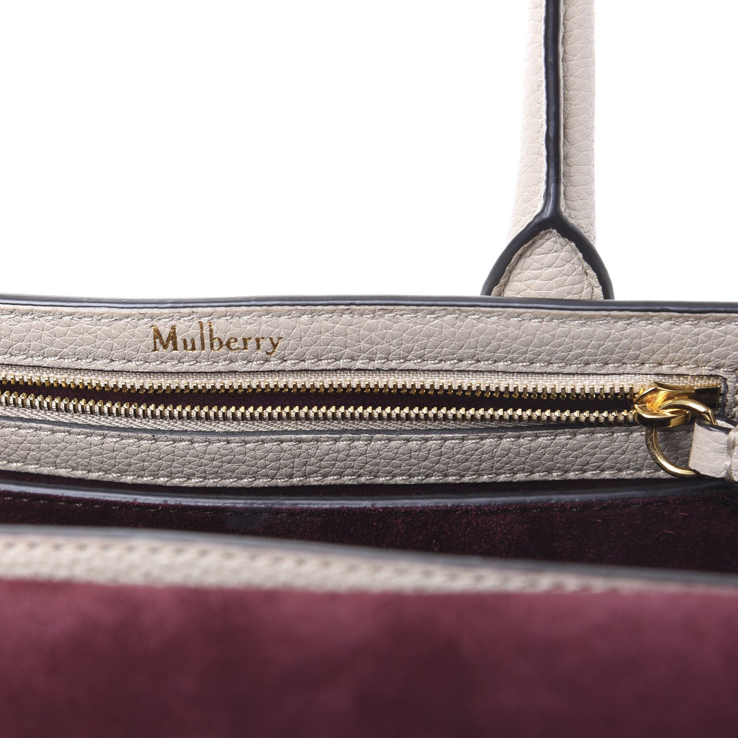 Mulberry Classic Grain Calfskin Small Bayswater Dune 7 of 8