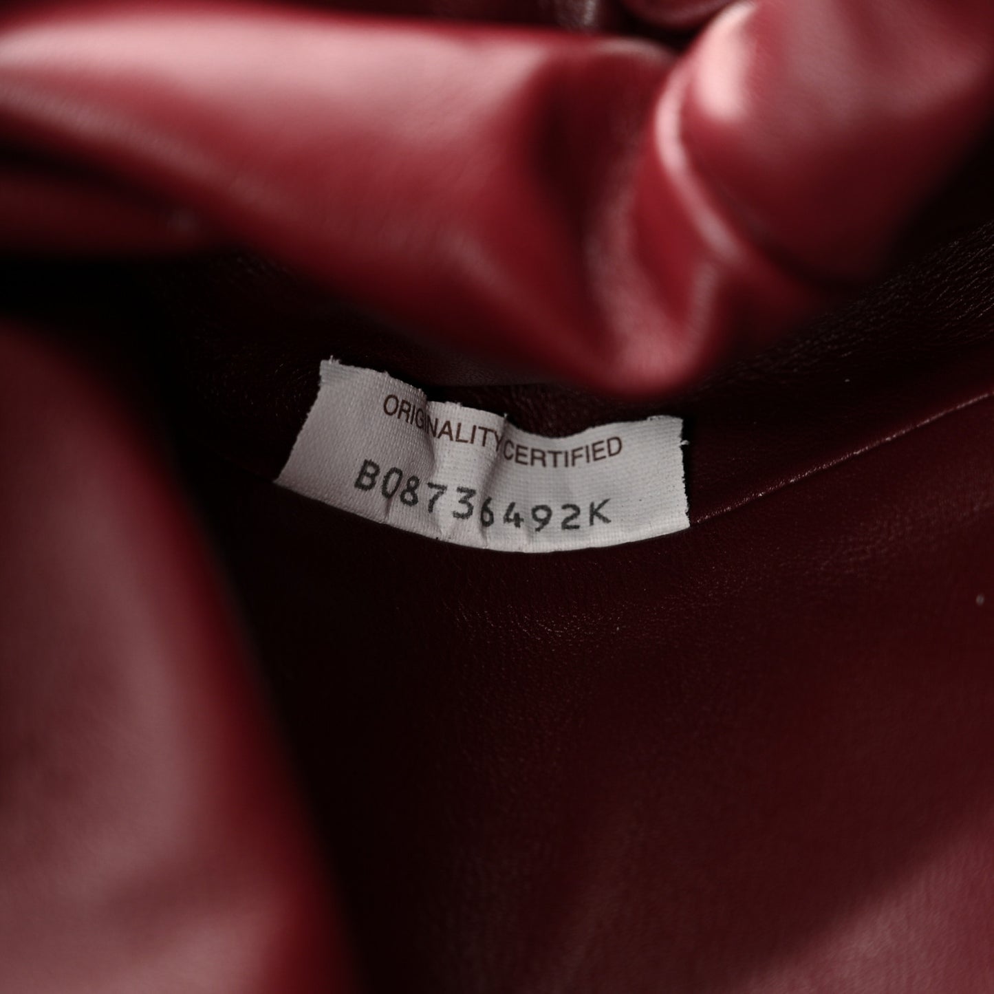 Butter Calfskin The Mini Pouch Bordeaux