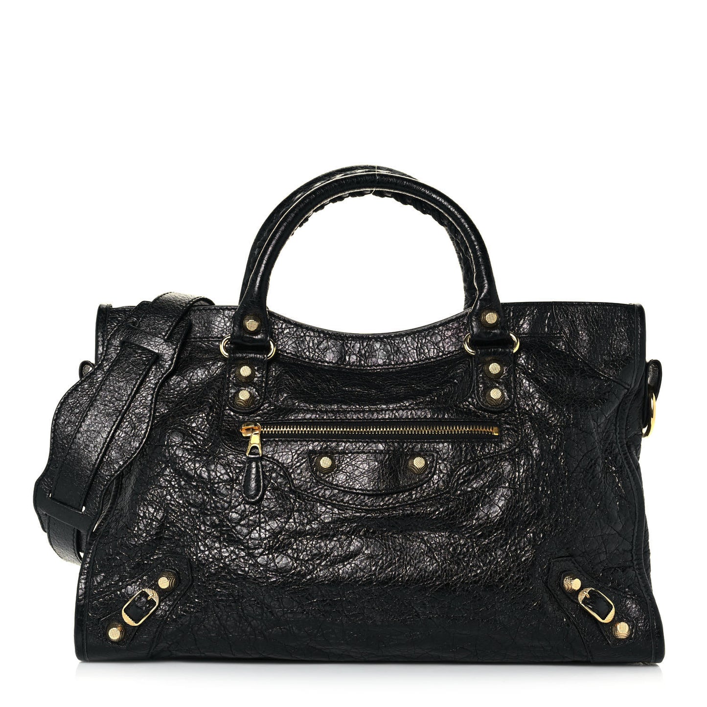 Agneau Giant 12 Gold Hardware City Black