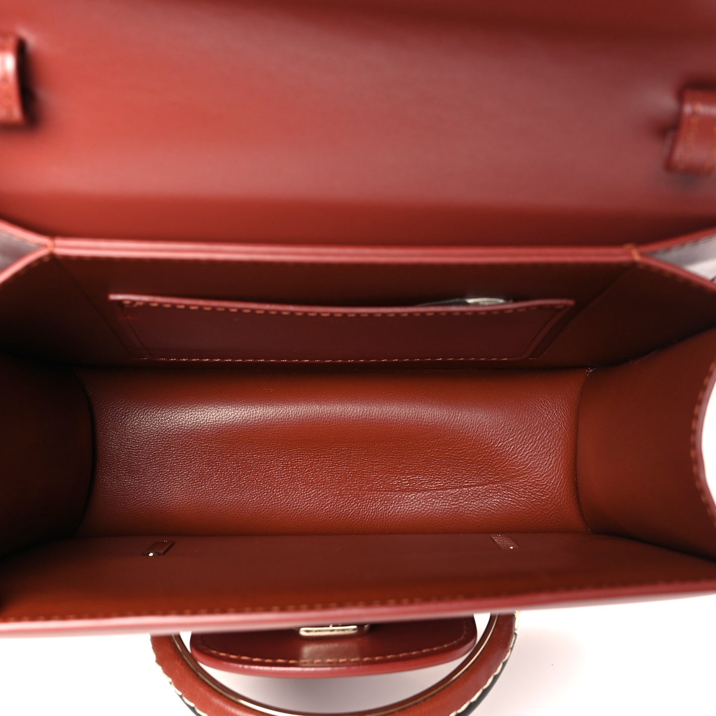 Calfskin Kattie Shoulder Bag Sepia Brown