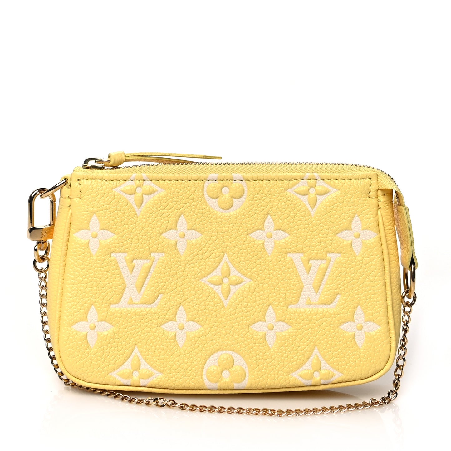 Empreinte Monogram Mini Pochette Accessories Lemon Curd Yellow