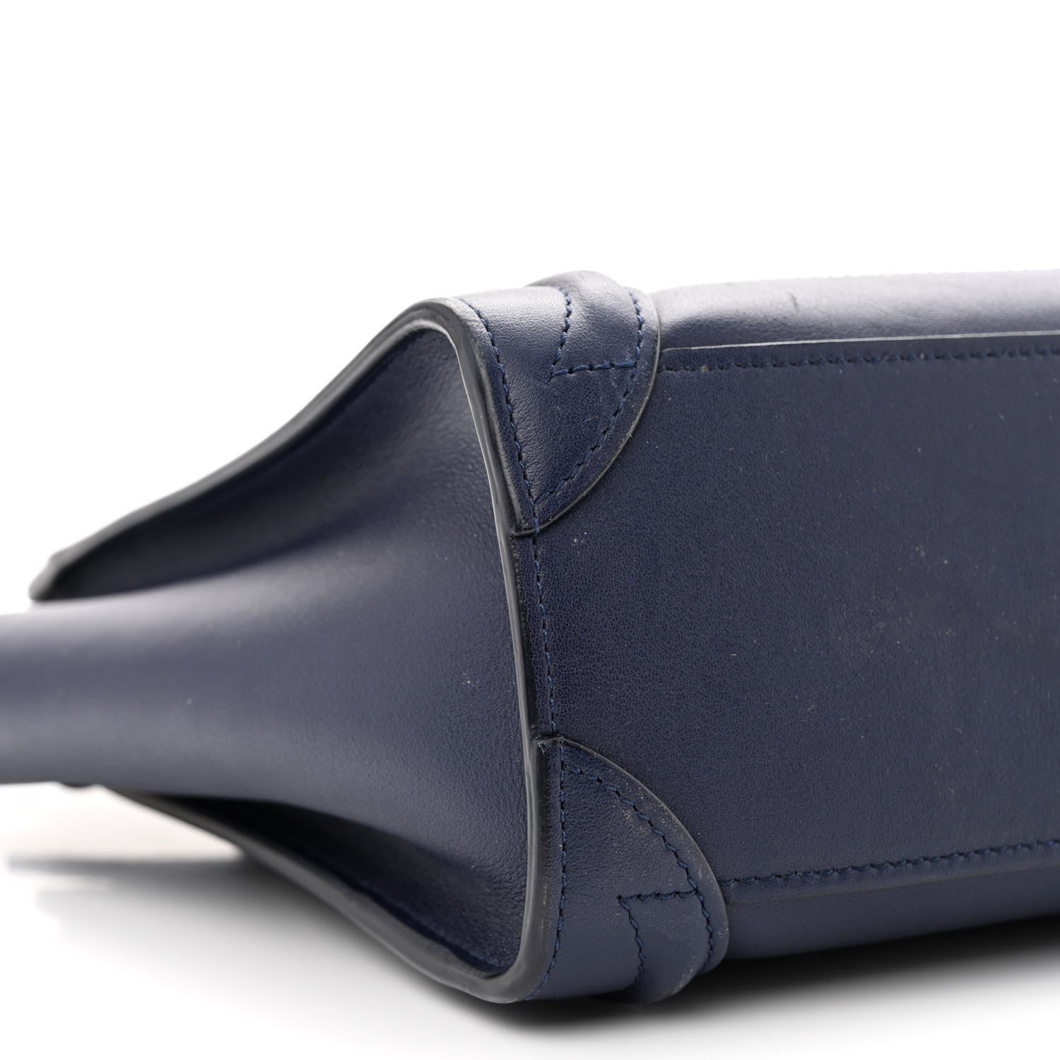 Celine Smooth Calfskin Nano Luggage Navy Blue 9 of 14