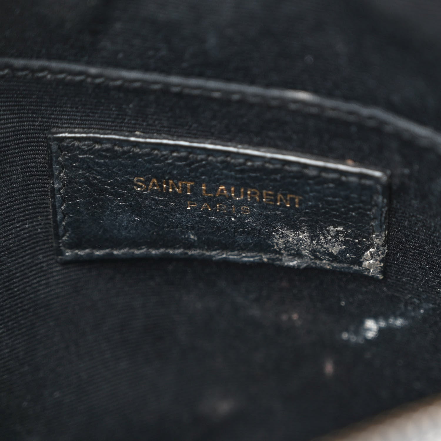 Saint Laurent Denim Quilted Monogram Round Crossbody Bag Rodeo Blue 6 of 10