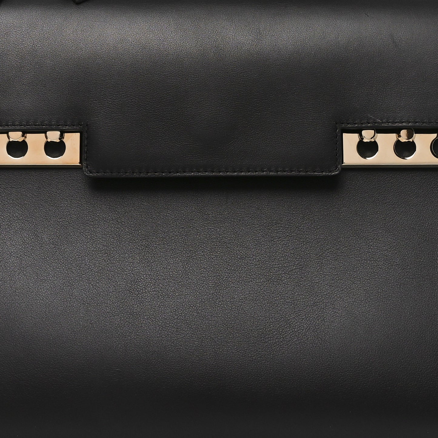 Smooth Calfskin GM Tempete Satchel Black