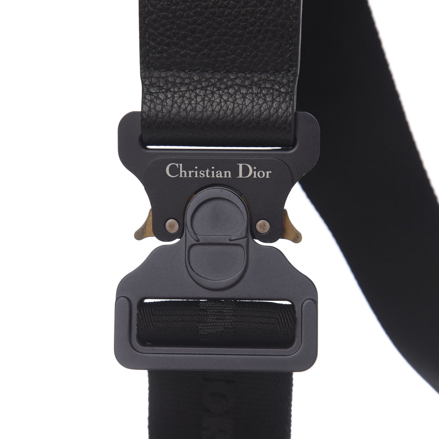 Calfskin Mens Saddle Bag Black