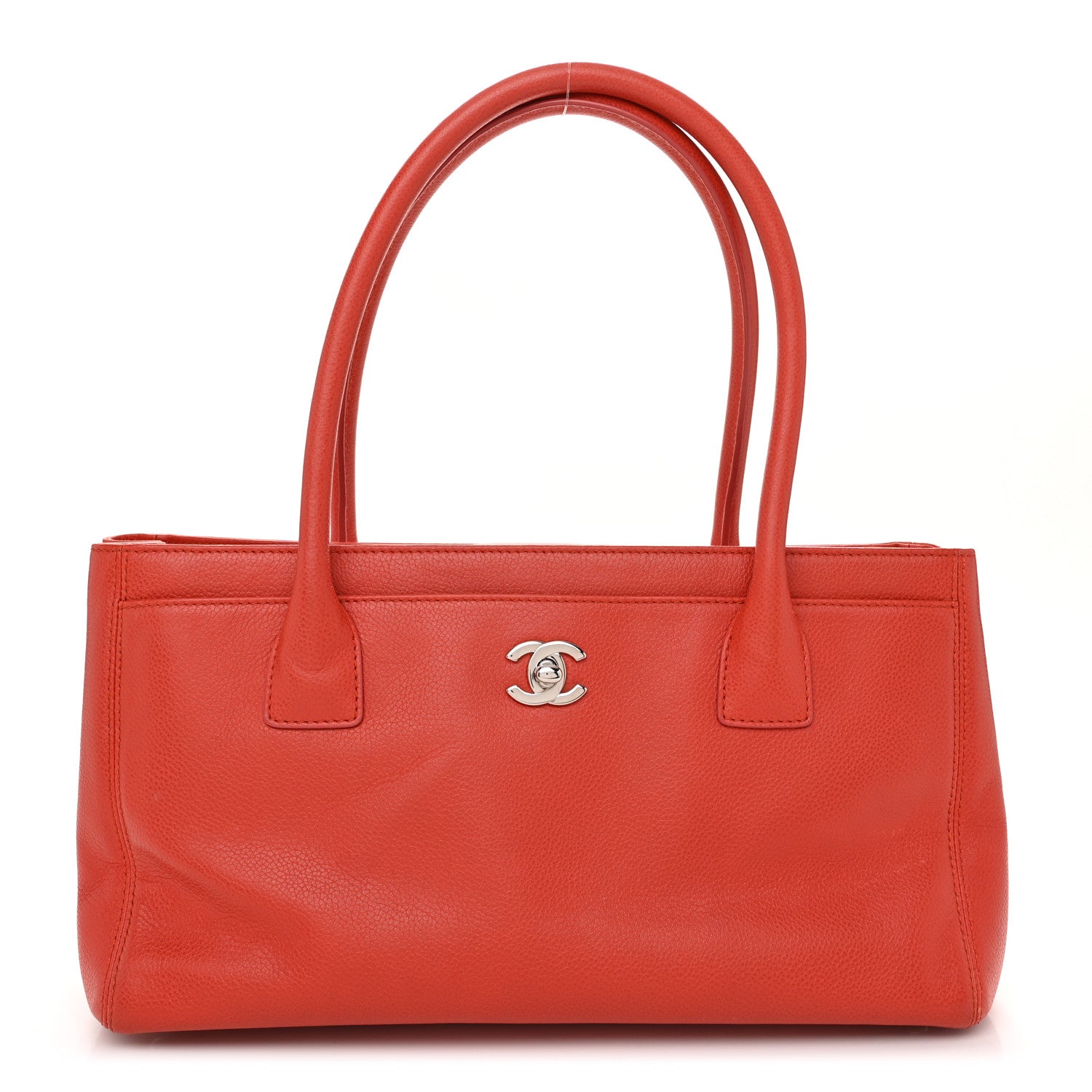 Chanel Calfskin Small Cerf Executive Shopper Tote Red 1 of 11