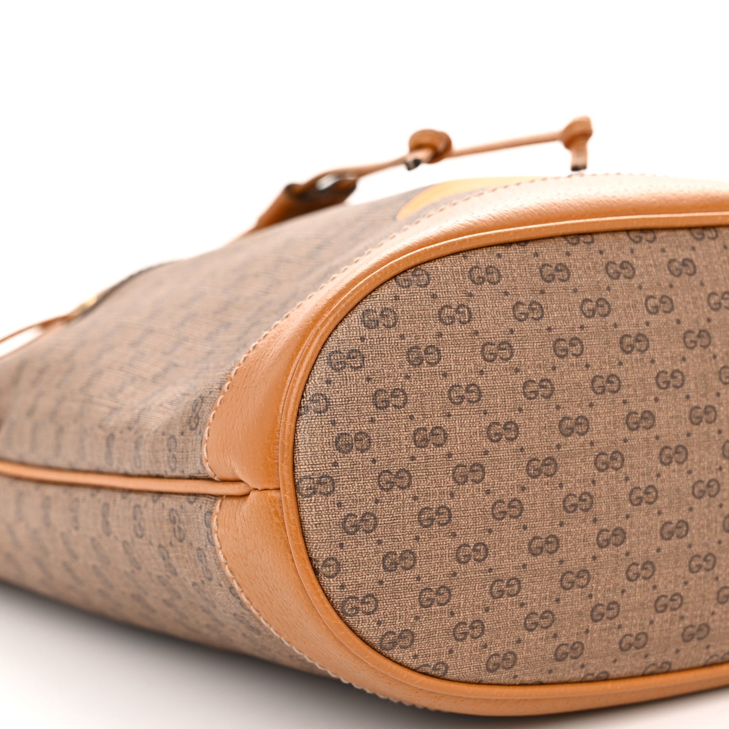 X DISNEY Mini Vintage GG Supreme Monogram Bucket Bag Beige Vintage Sun Oil