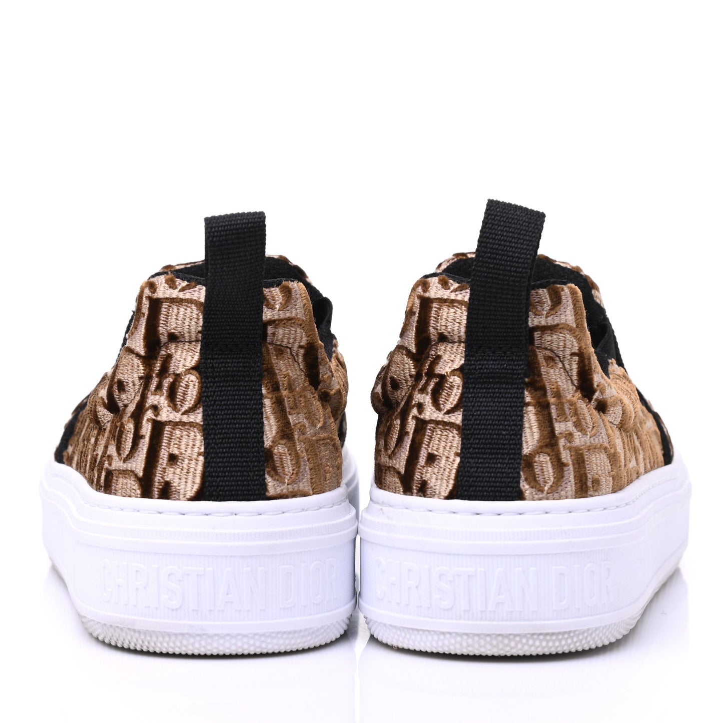Velvet Oblique Womens Solar Slip On Sneakers 37 Bronze