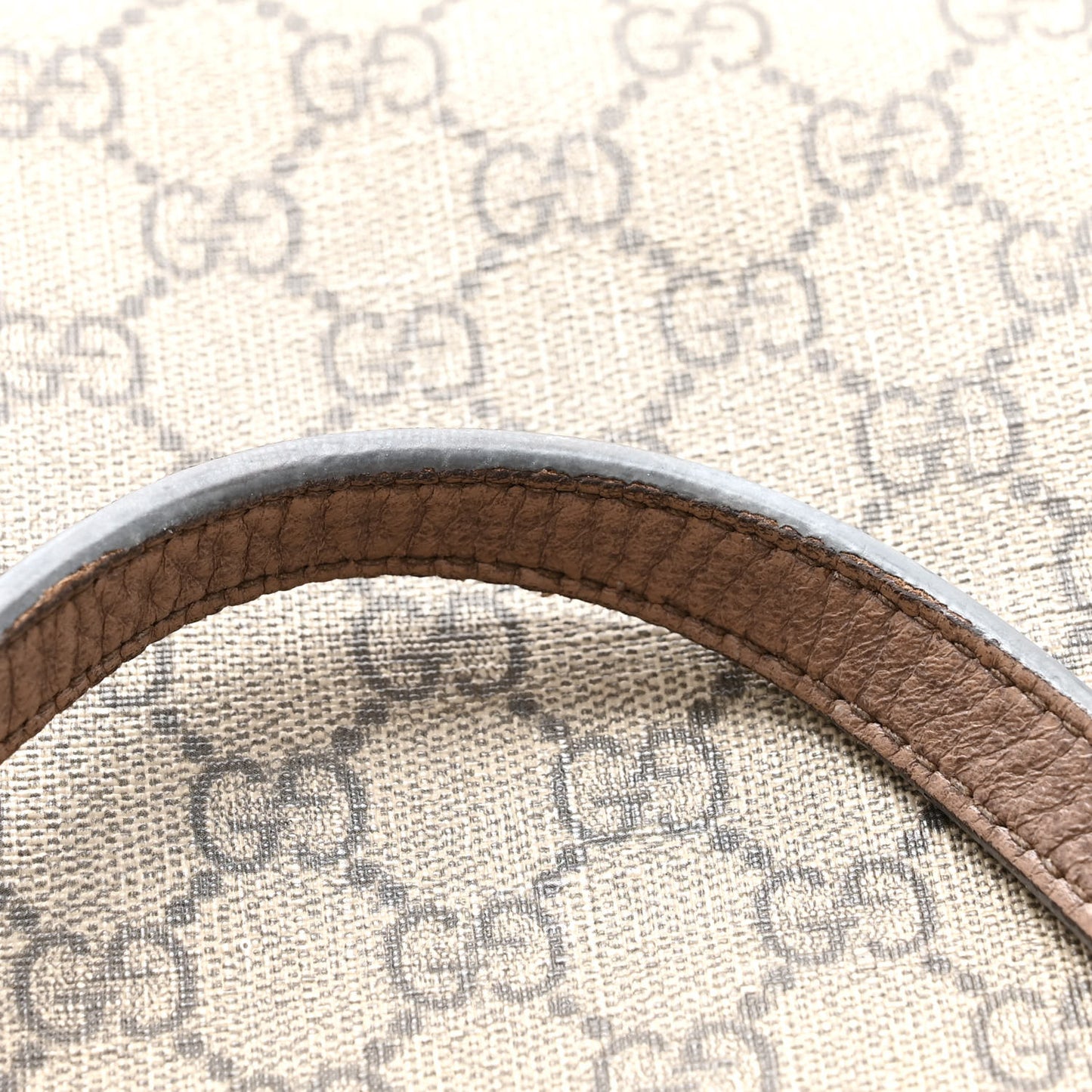 GG Supreme Monogram Medium Ophidia Shopping Tote Ebony