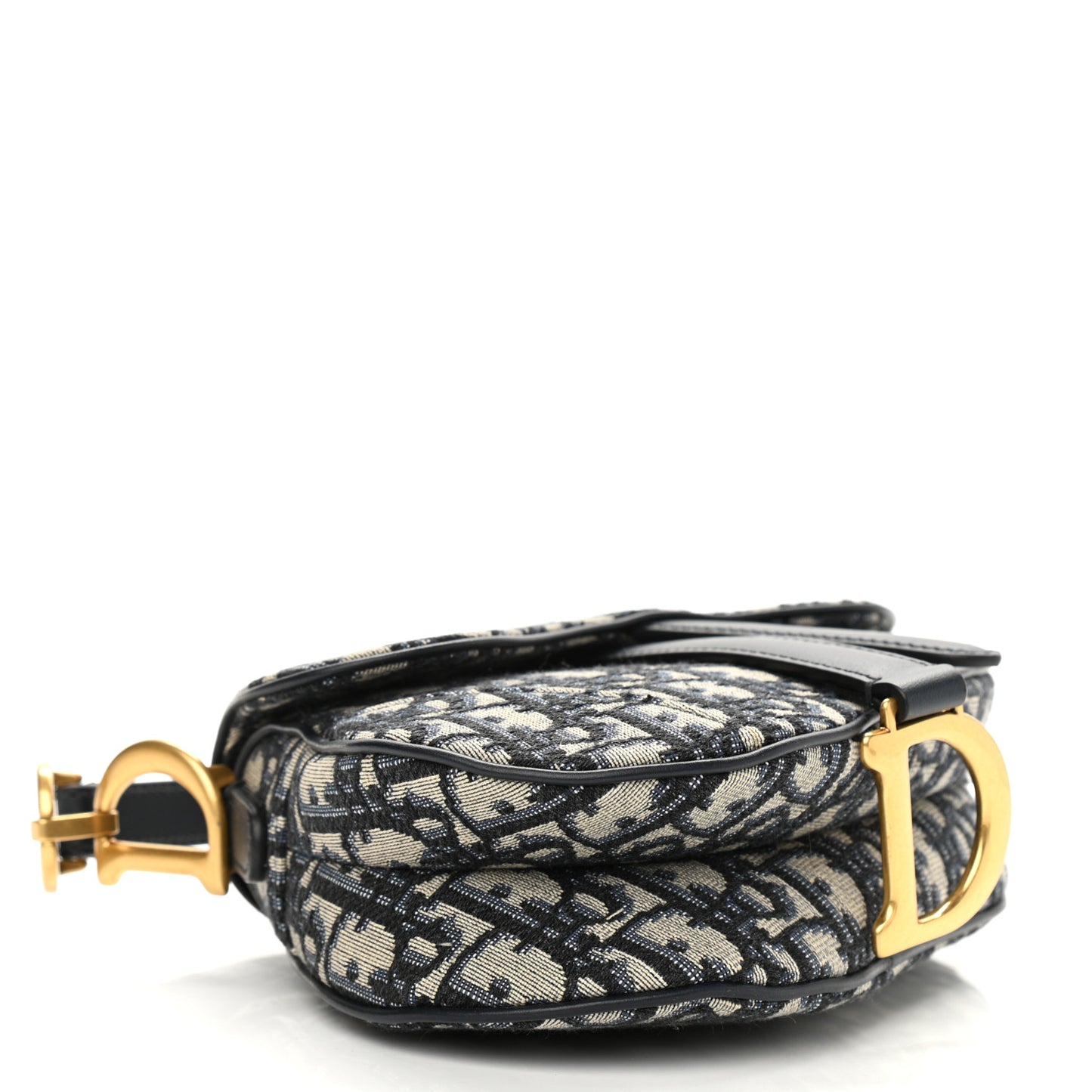 Oblique Mini Saddle Bag Blue