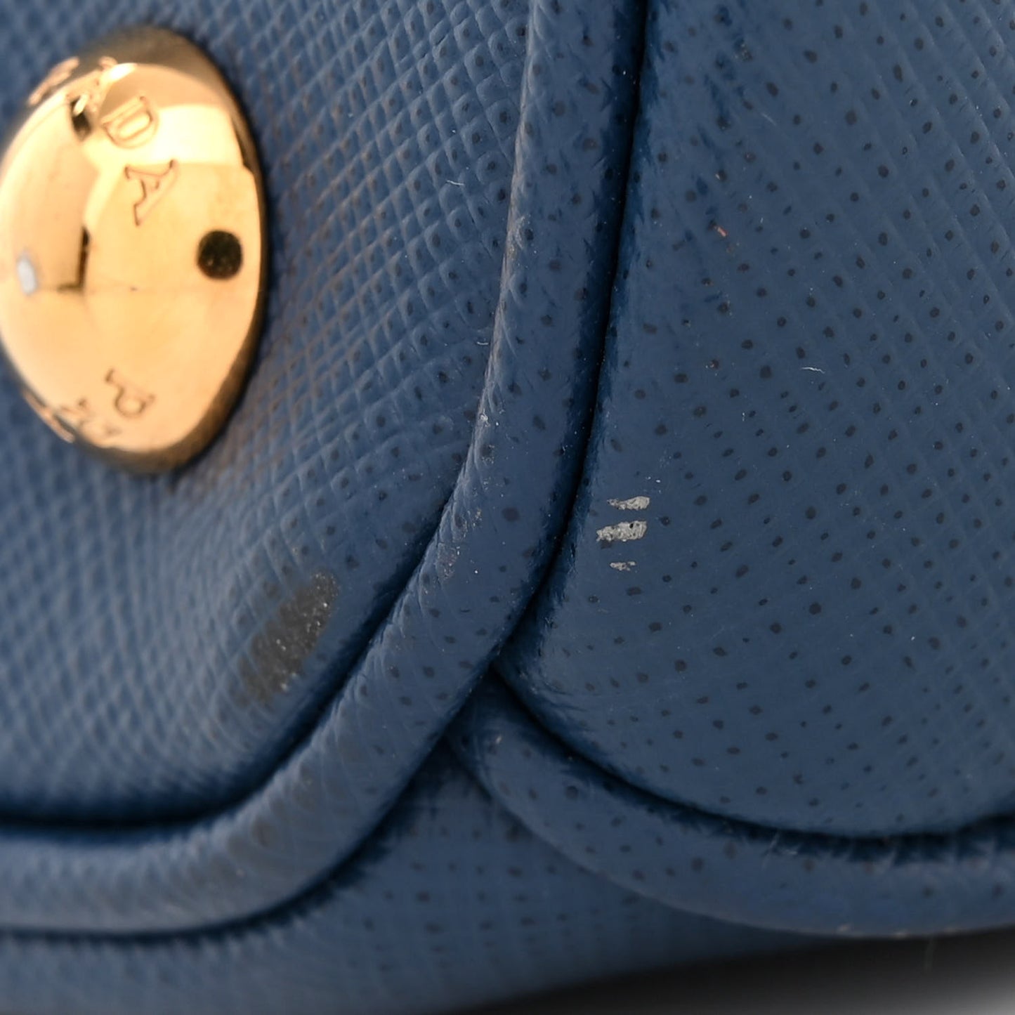 Saffiano Small Galleria Double Zip Tote Bluette