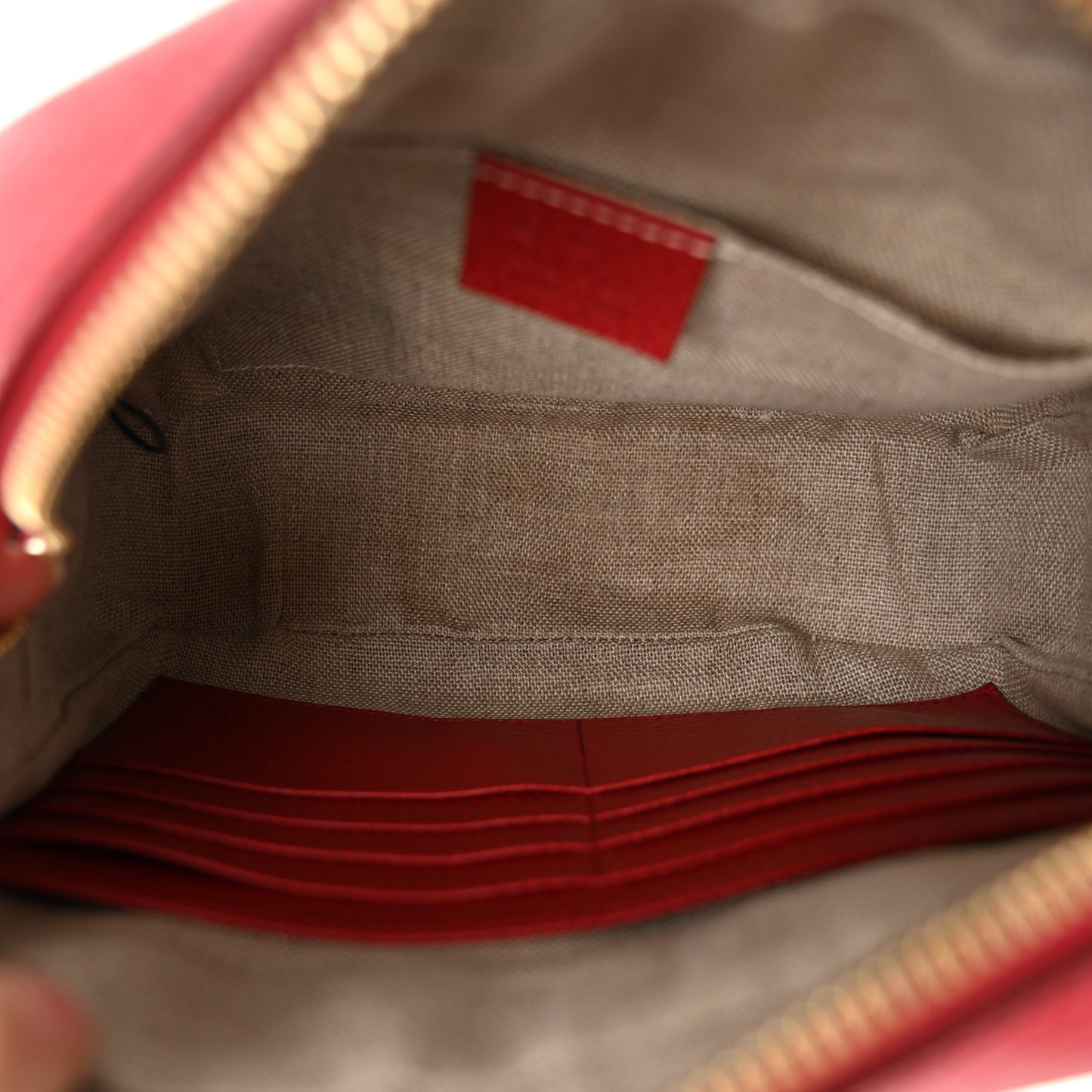 Monogram Mini Bree Messenger Bag Red