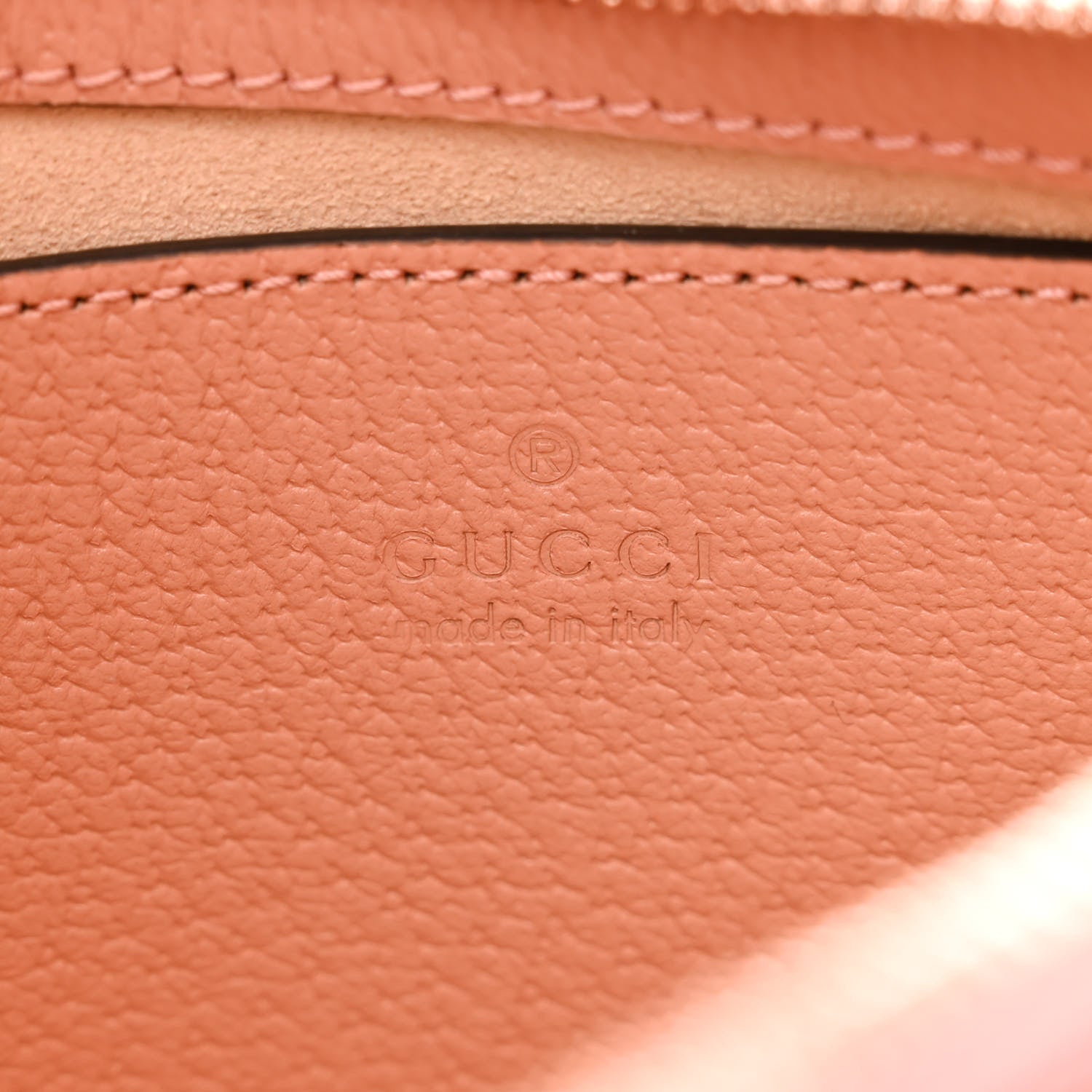 Gucci Monogram Textured Dollar Calfskin Small Ophidia Hobo Cloche Rose Pink 6 of 11
