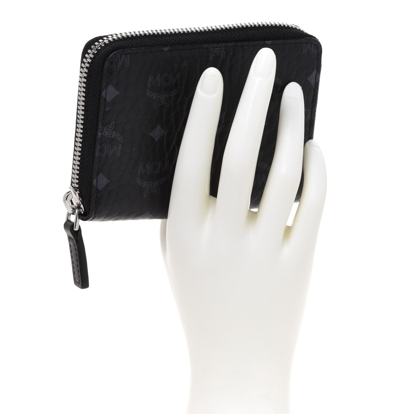 Visetos Mini Zip Around Wallet Black