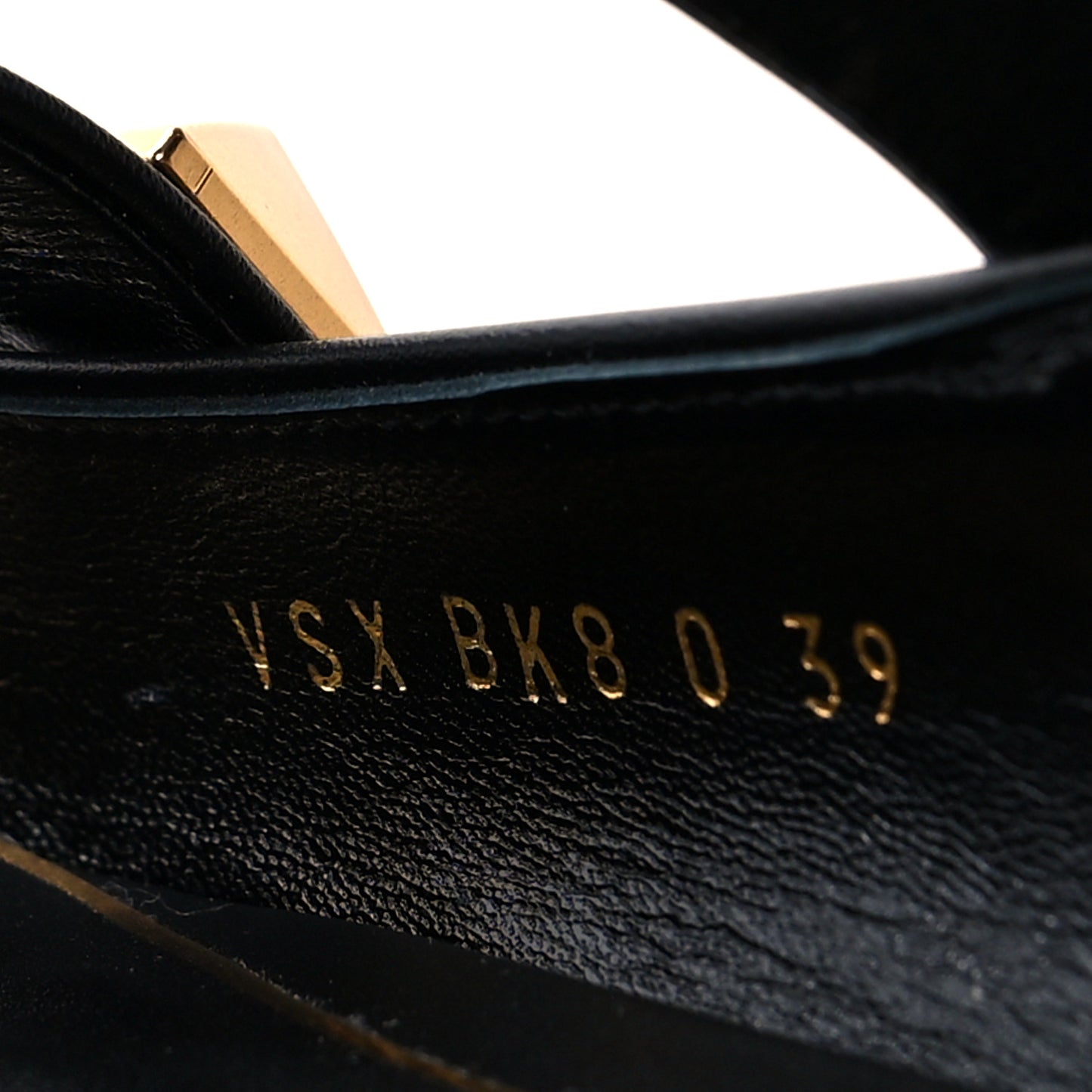 Calfskin Roman Stud Flat Mules 39 Black