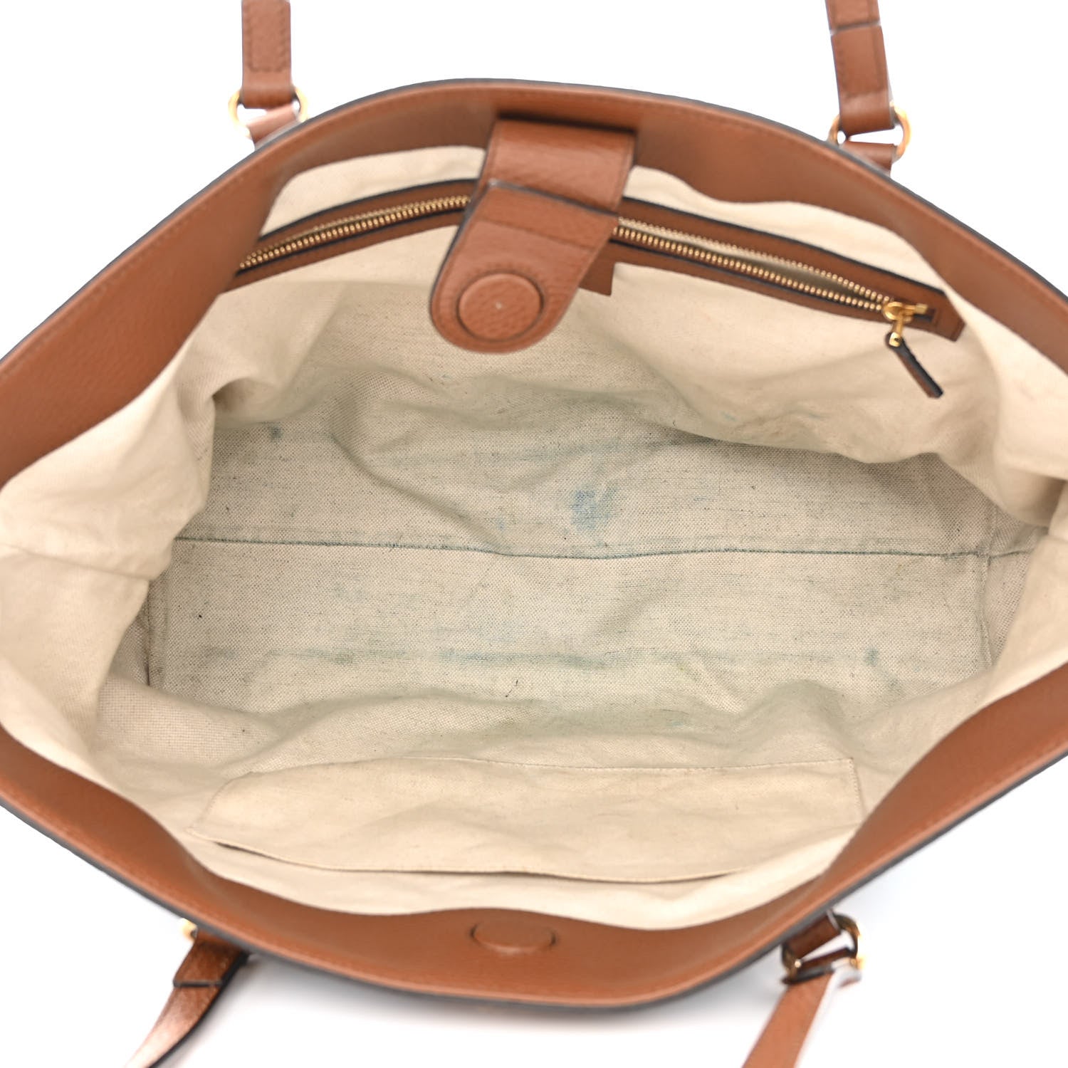 Gucci New Denim GG Monogram Medium Ophidia Shopping Tote Blue Tea Cuir 5 of 11
