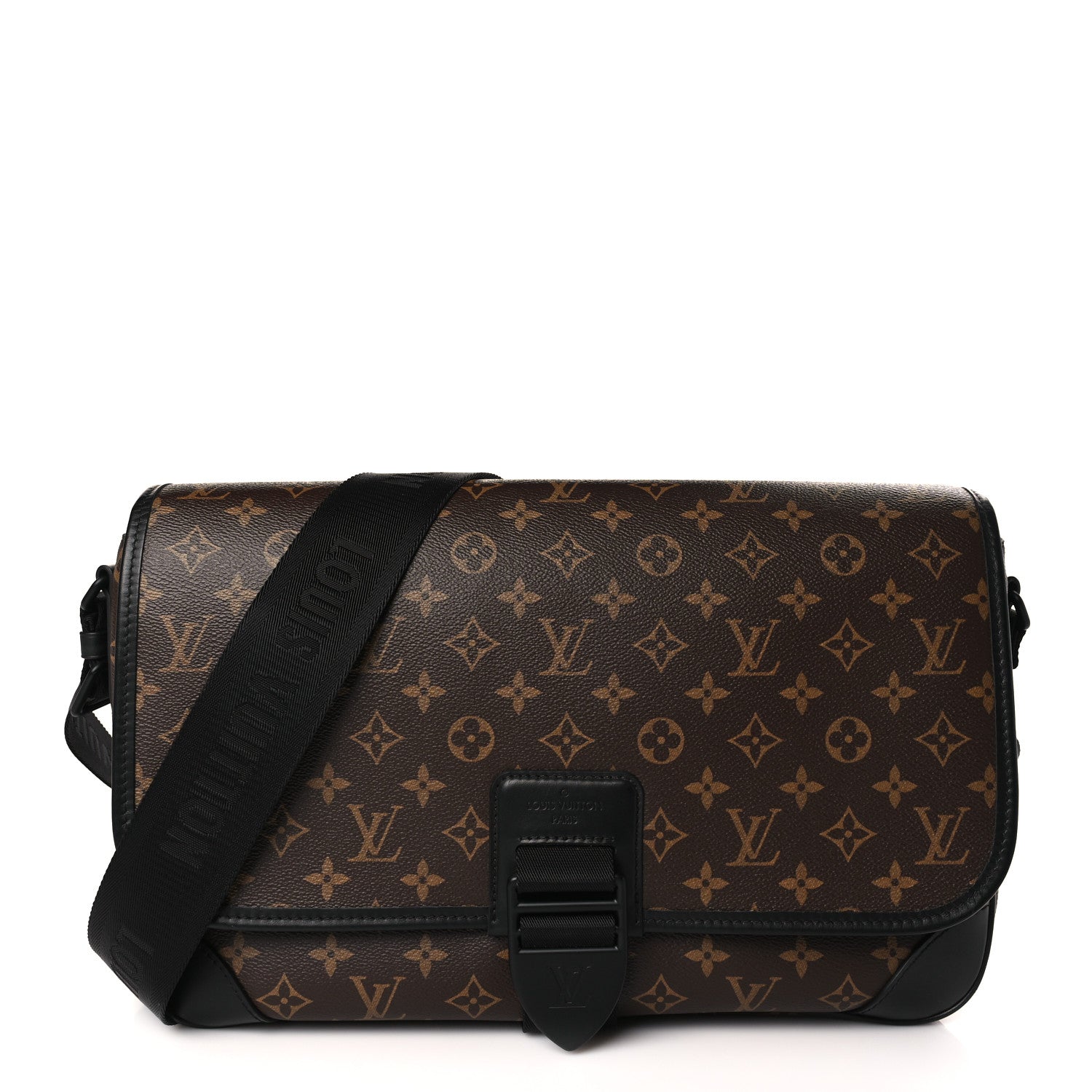 Louis Vuitton Monogram Macassar Archy Messenger GM 1 of 8