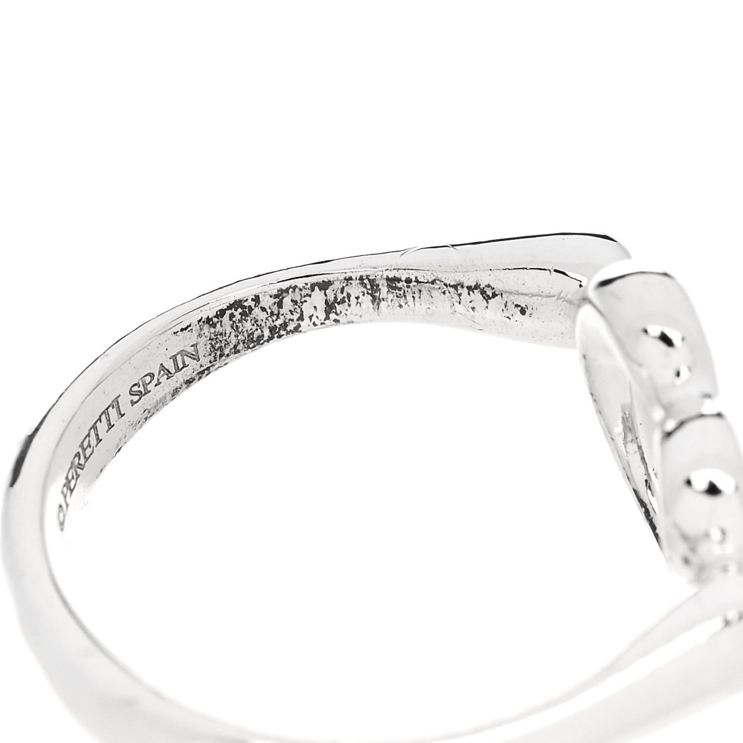 Sterling Silver Elsa Peretti Open Heart Ring 47 4