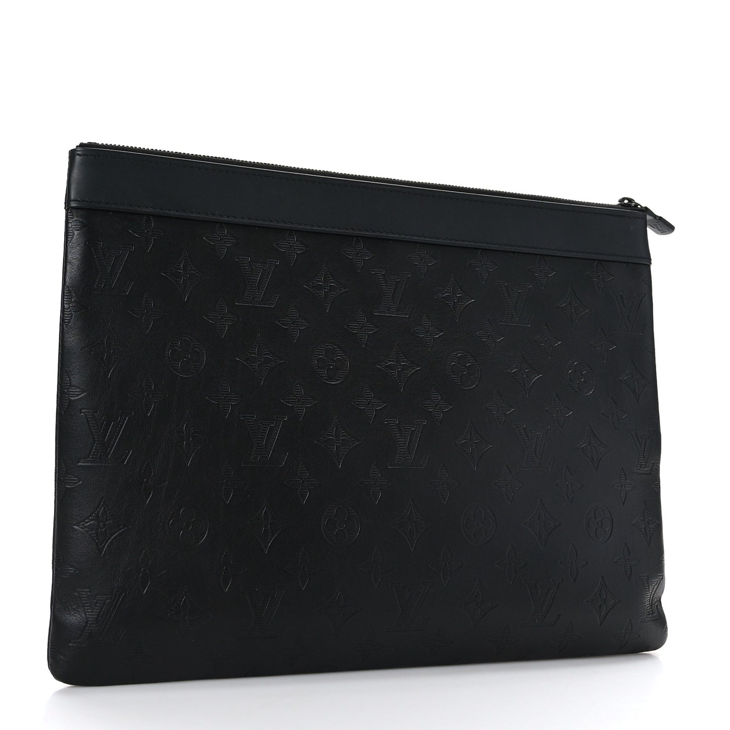Calfskin Monogram Shadow Discovery Pochette Black