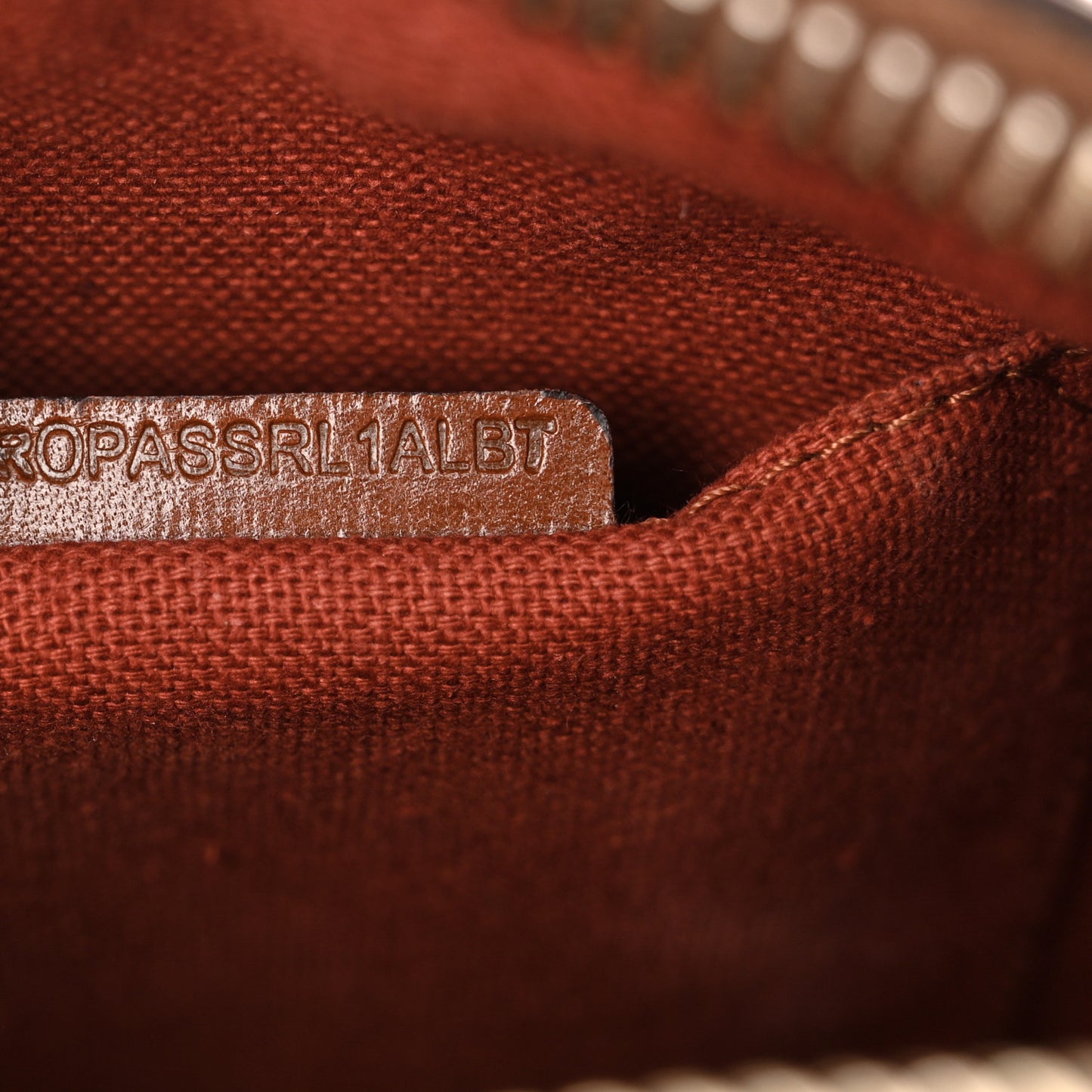 Grainy Calfskin Medium Alchester Bowling Bag Brown