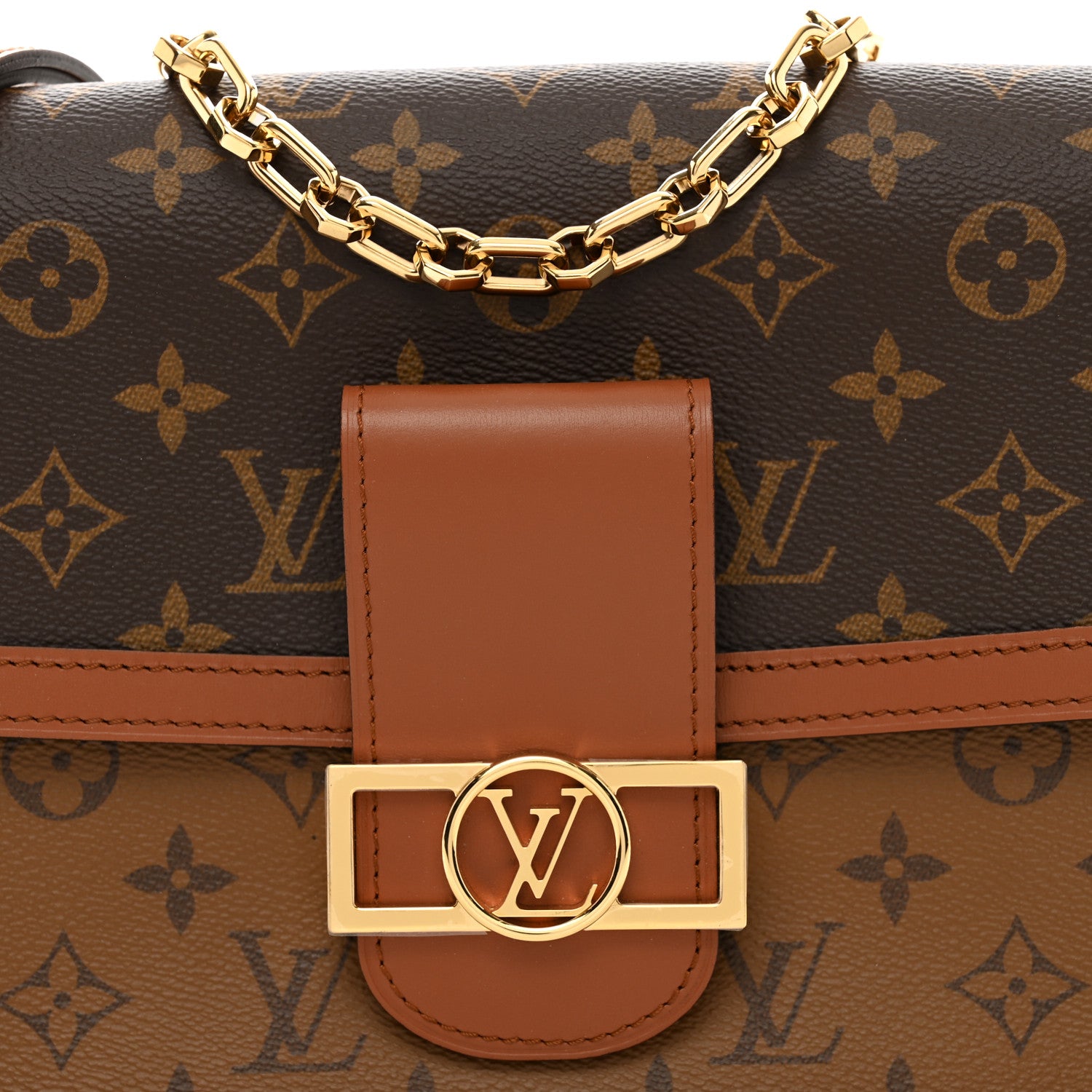 Louis Vuitton Reverse Monogram Dauphine MM 5 of 11