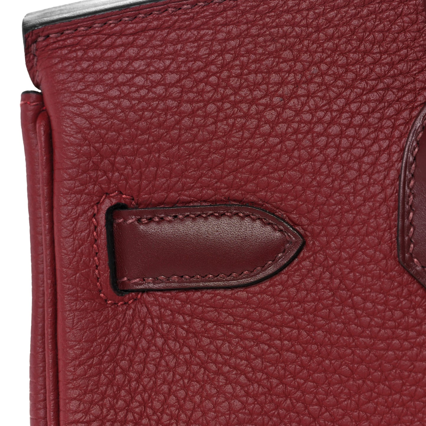Taurillon Clemence Sombrero Birkin 30 Rouge H