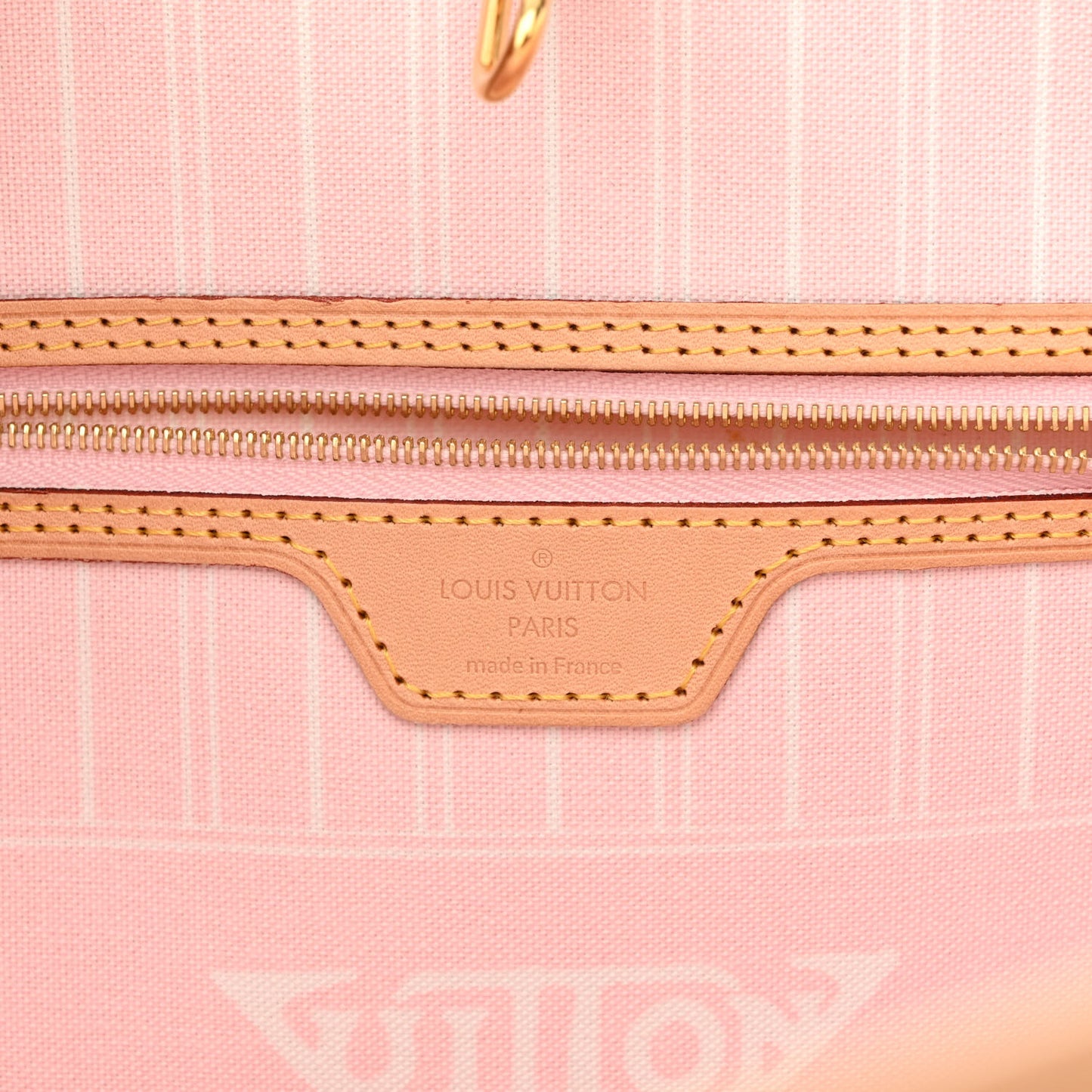 Monogram Giant By The Pool Neverfull MM Light Pink