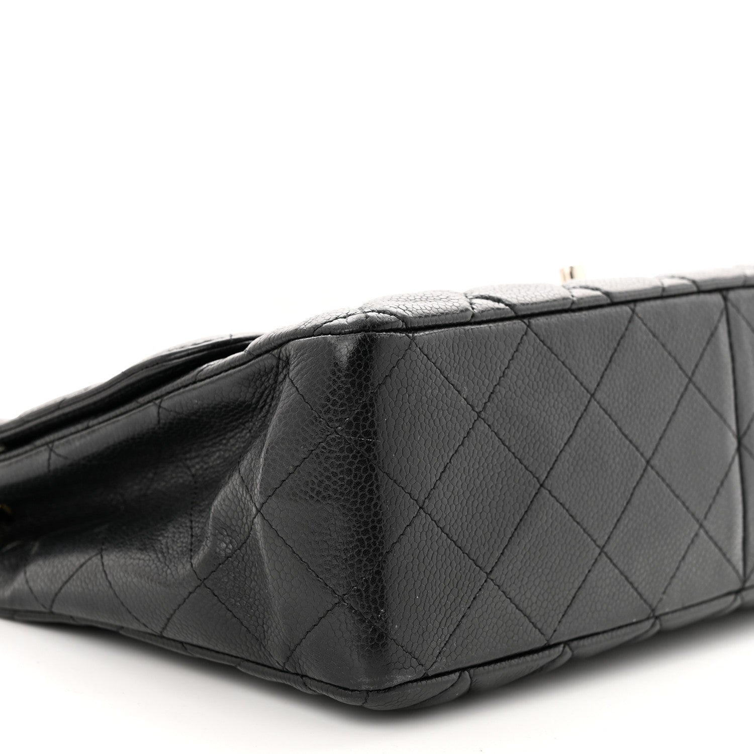 Chanel Caviar Quilted Jumbo Single Flap Black 9 of 11