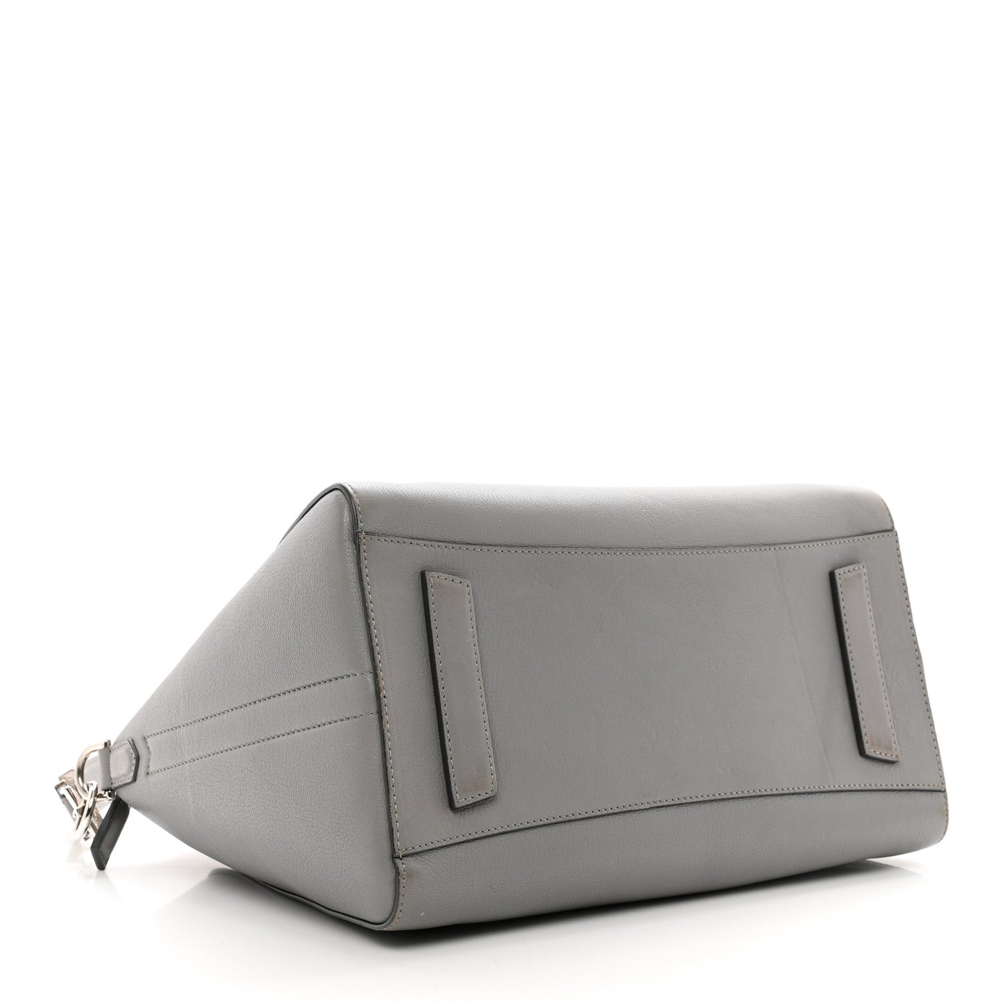 Sugar Goatskin Medium Antigona Pearl Grey