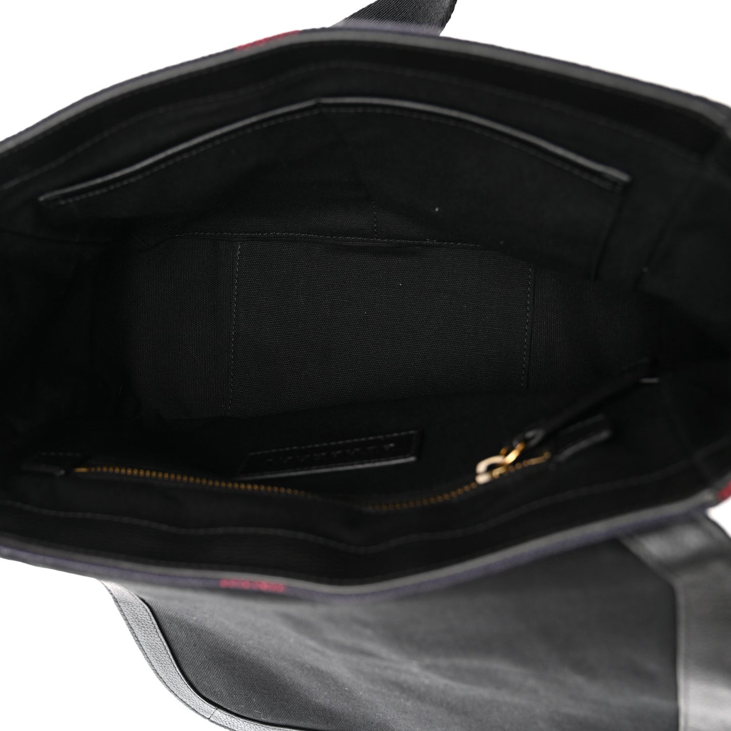 Canvas Mega Check Large Baildon Messenger Bag Navy