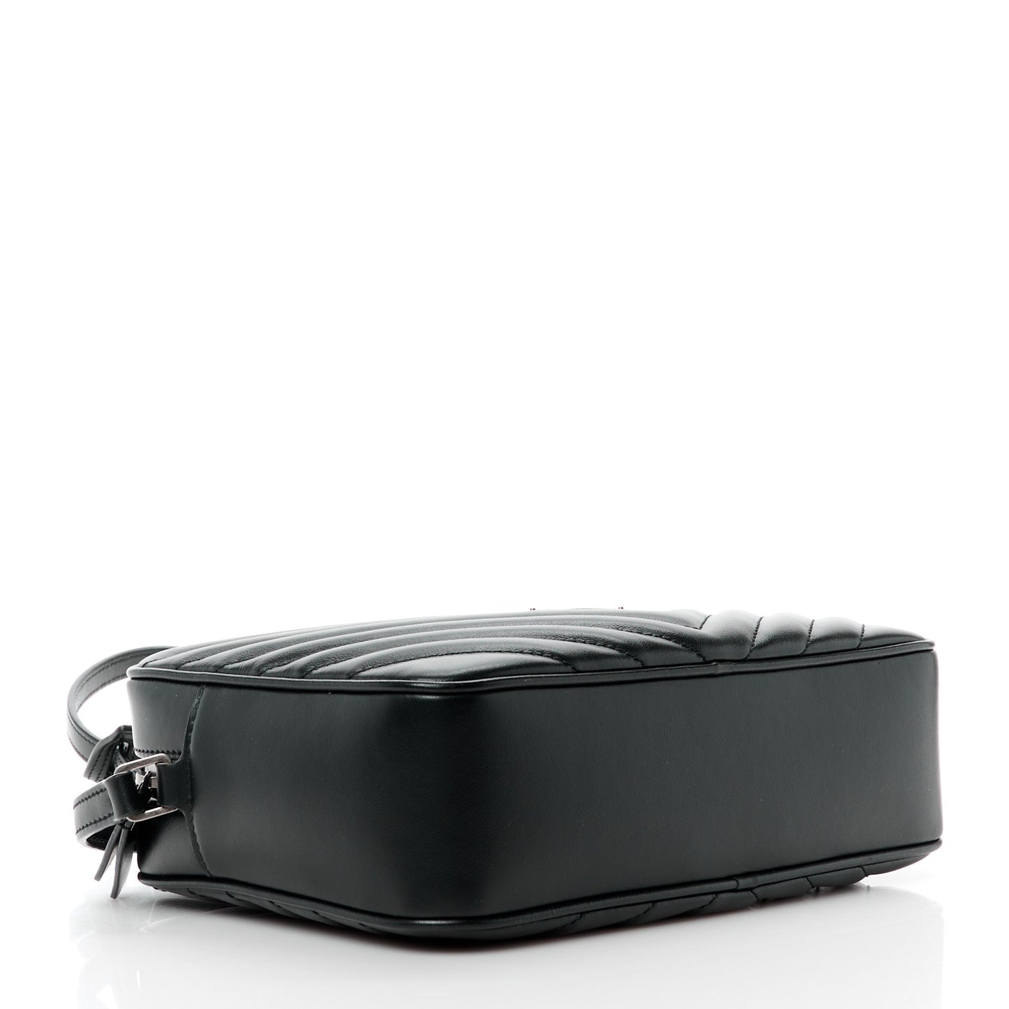 Calfskin Matelasse Monogram Lou Camera Bag Black