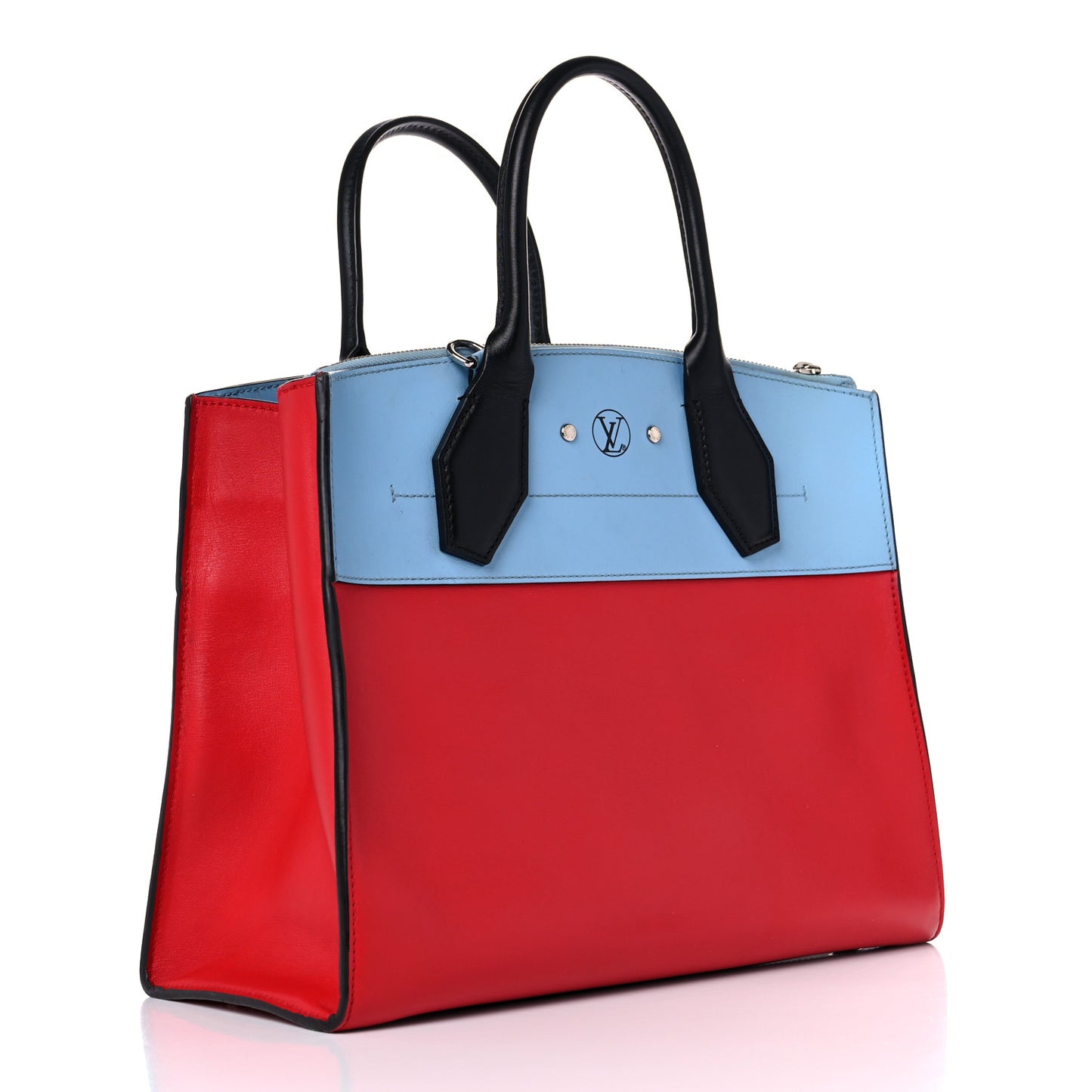 Calfskin City Steamer MM Rouge Blue