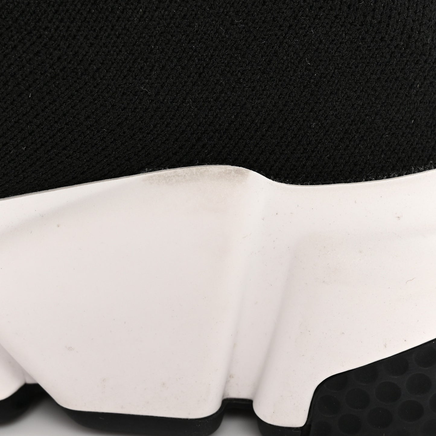 Neoprene Knit Womens Speed Sneakers 37 Black White