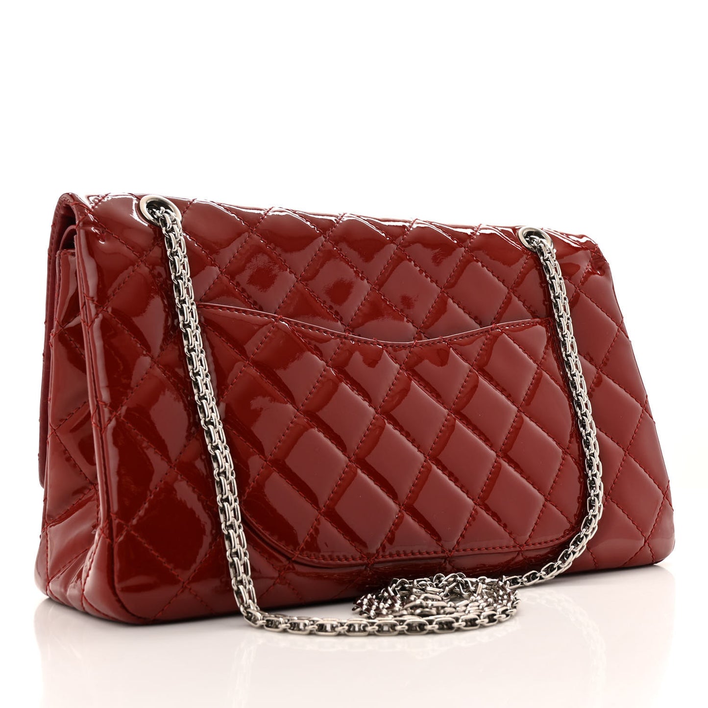 Patent Quilted 2.55 Reissue 227 Flap Red