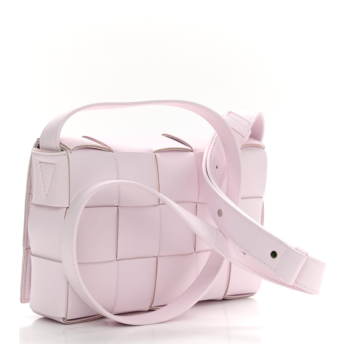 Lambskin Maxi Intrecciato Cassette Crossbody Bag Bliss Washed