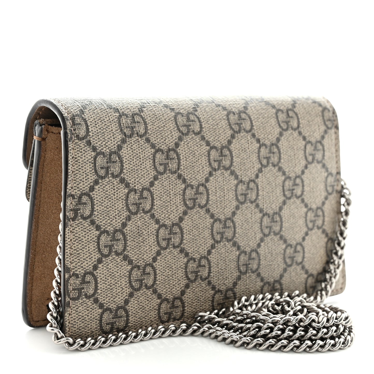 GG Supreme Monogram Super Mini Dionysus Shoulder Bag Taupe