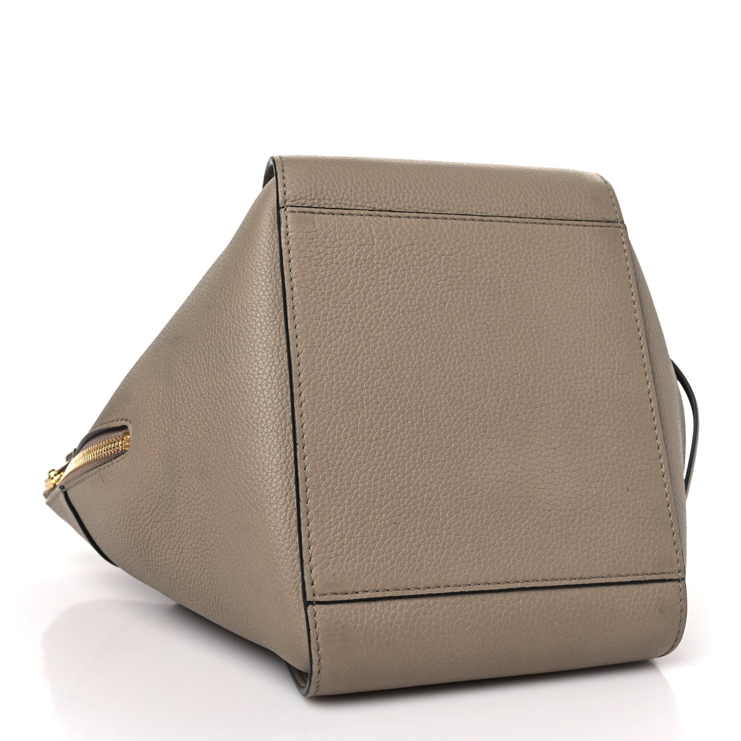 Soft Grained Calfskin Compact Hammock Shoulder Bag Sand