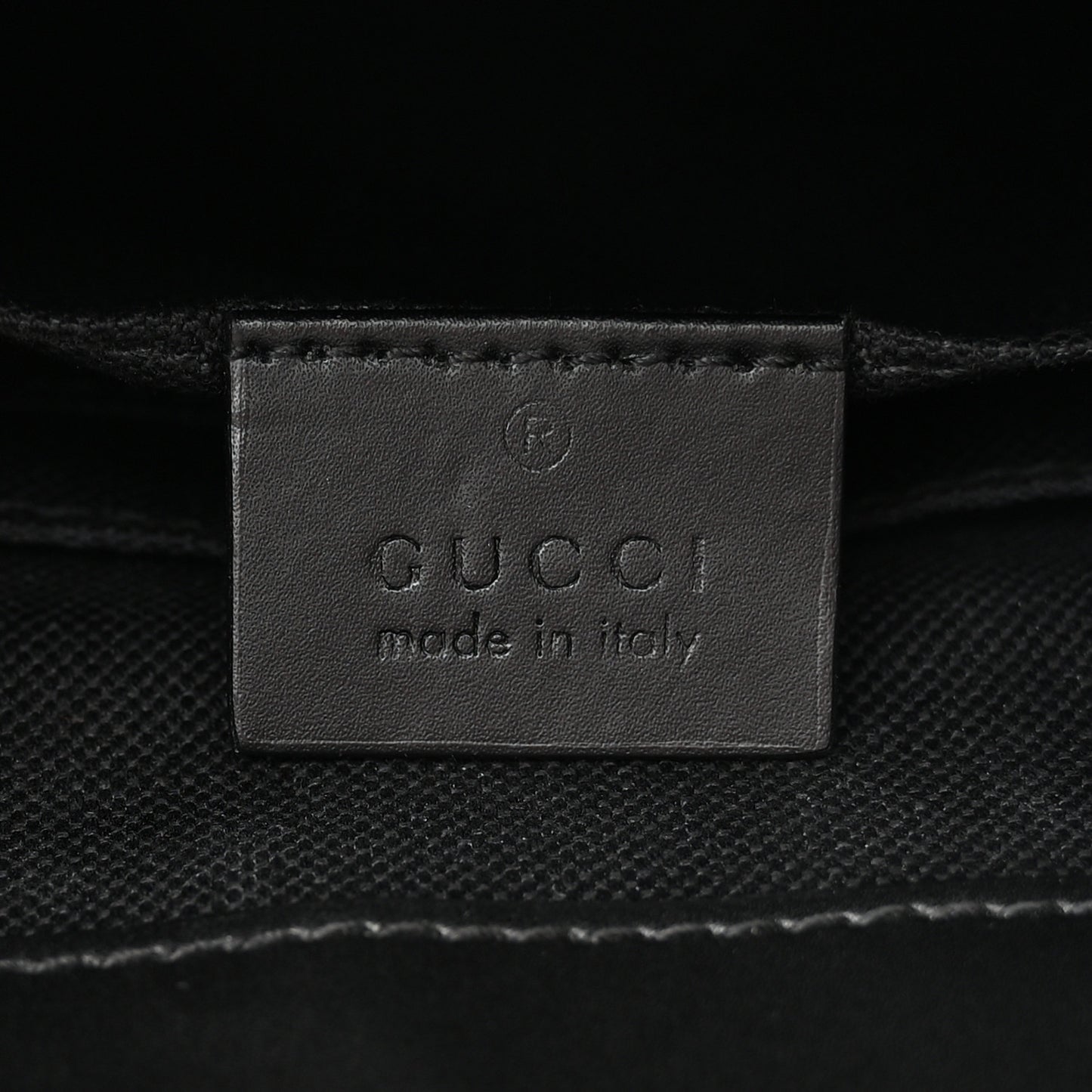 GG Supreme Monogram Web Small Flat Messenger Bag Black Grey